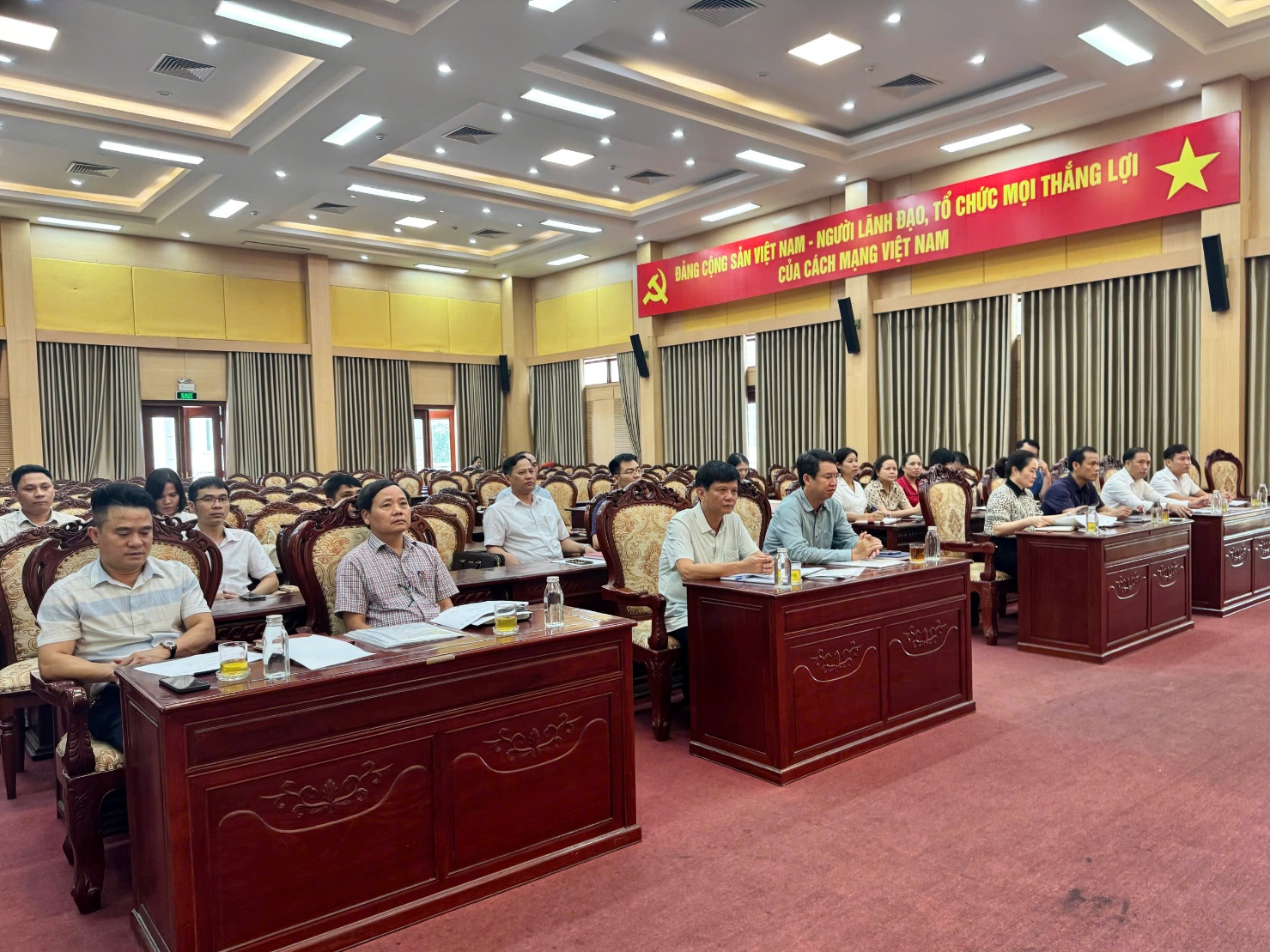 HĐND xã Hoài Đức vận hành thử nghiệm kỳ họp thứ nhất, nhiệm kỳ 2021-2026- Ảnh 1.