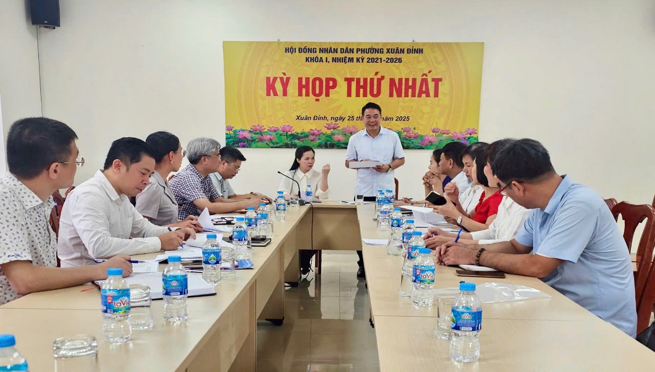 Phường Xuân Đỉnh vận hành thử nghiệm kỳ họp thứ Nhất HĐND- Ảnh 2.