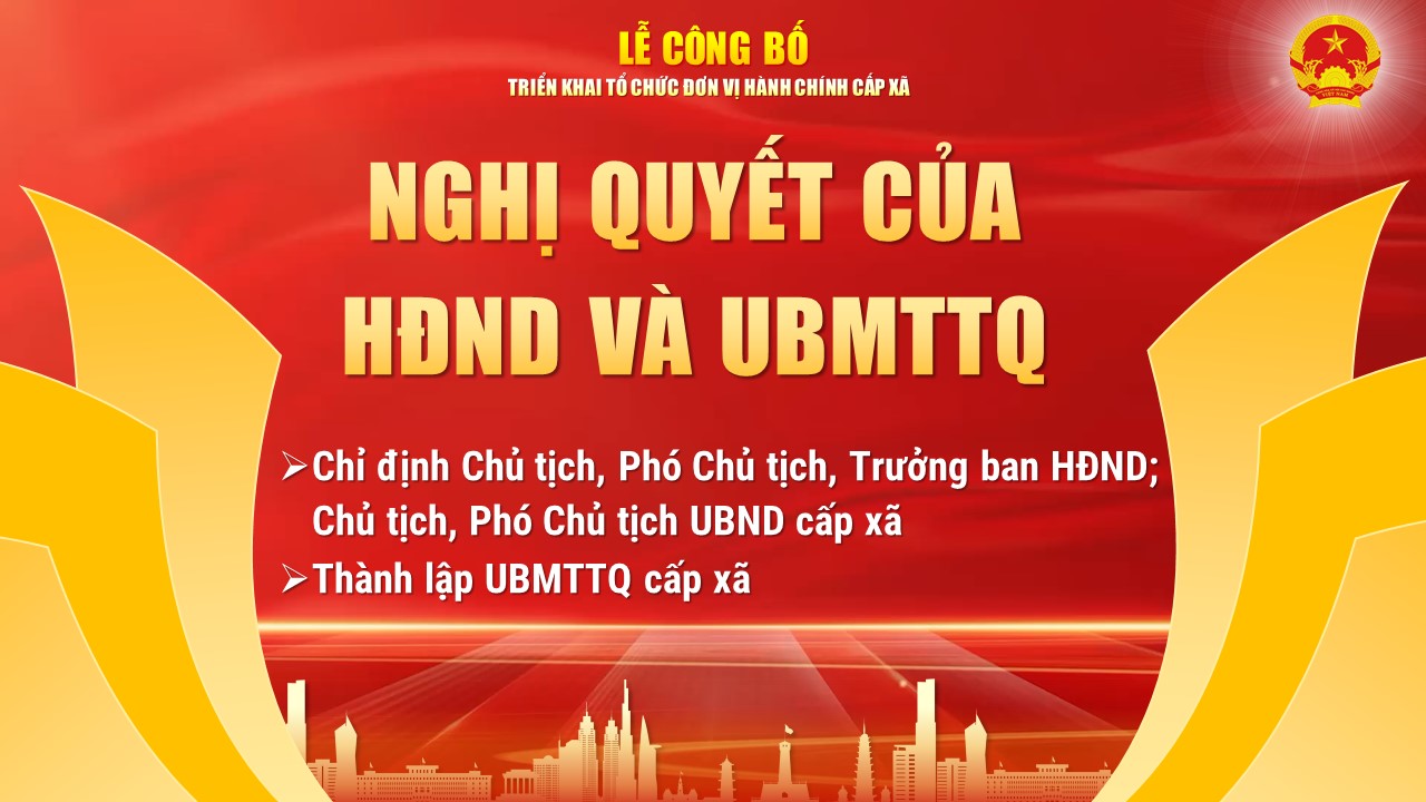 Lễ công bố các Nghị quyết và Quyết định về việc triển khai tổ chức đơn vị hành chính cấp xã- Ảnh 4.
