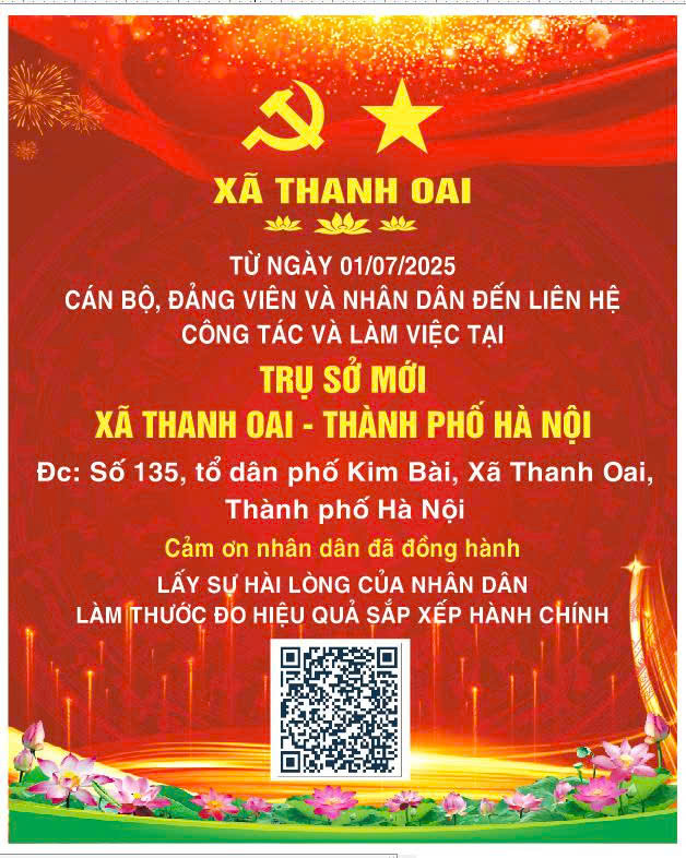 Trụ sở mới xã Thanh Oai - Thành phố Hà Nội- Ảnh 1.