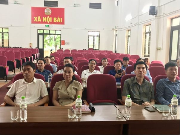 Xã Nội Bài tham dự hội nghị trực tuyến sơ kết vận hành thử nghiệm xã mới do thành ủy Hà Nội tổ chức- Ảnh 2.