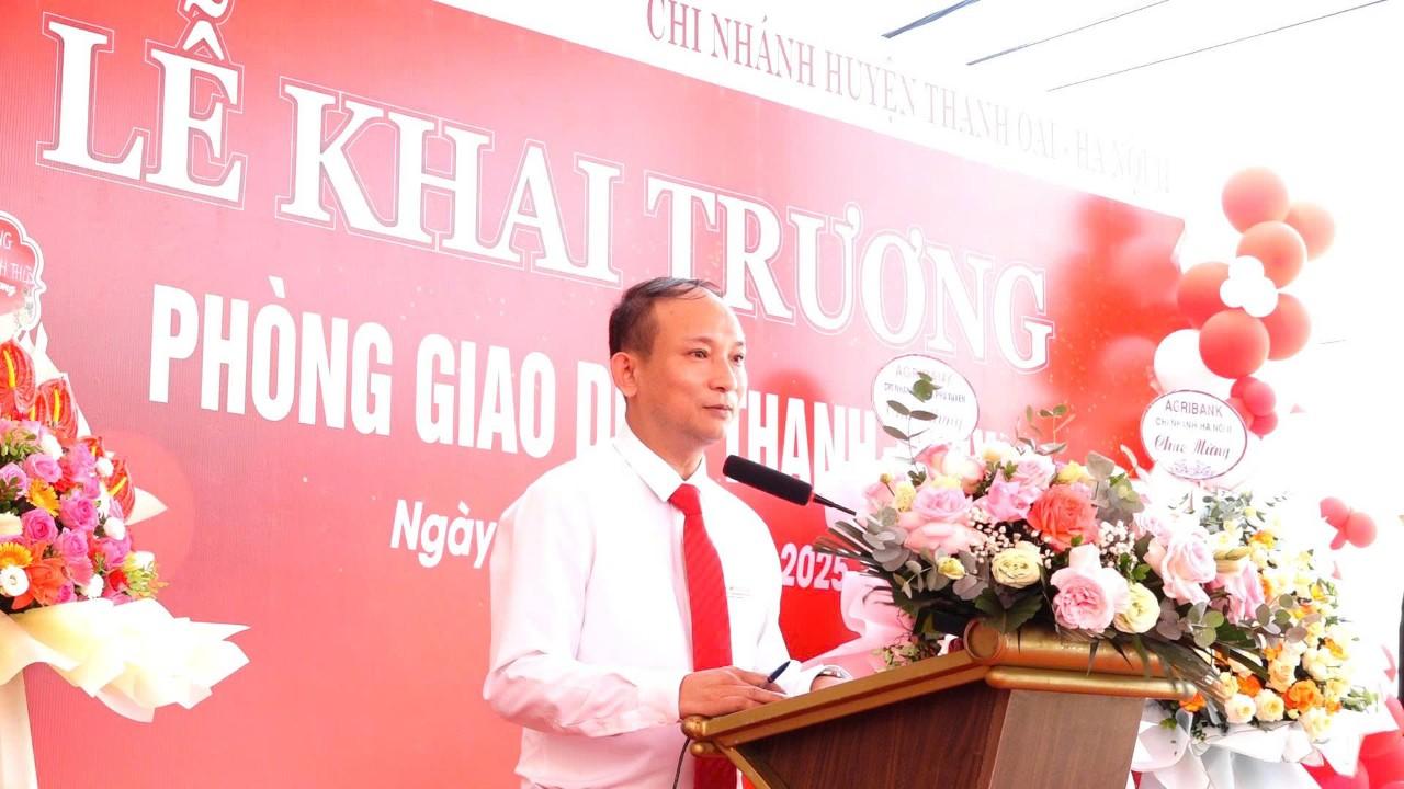 Agribank Thanh Oai Hà Nội II khai trương Phòng giao dịch Thanh Thùy - Thêm một nhịp cầu kết nối tài chính phát triển vùng nông thôn- Ảnh 3.