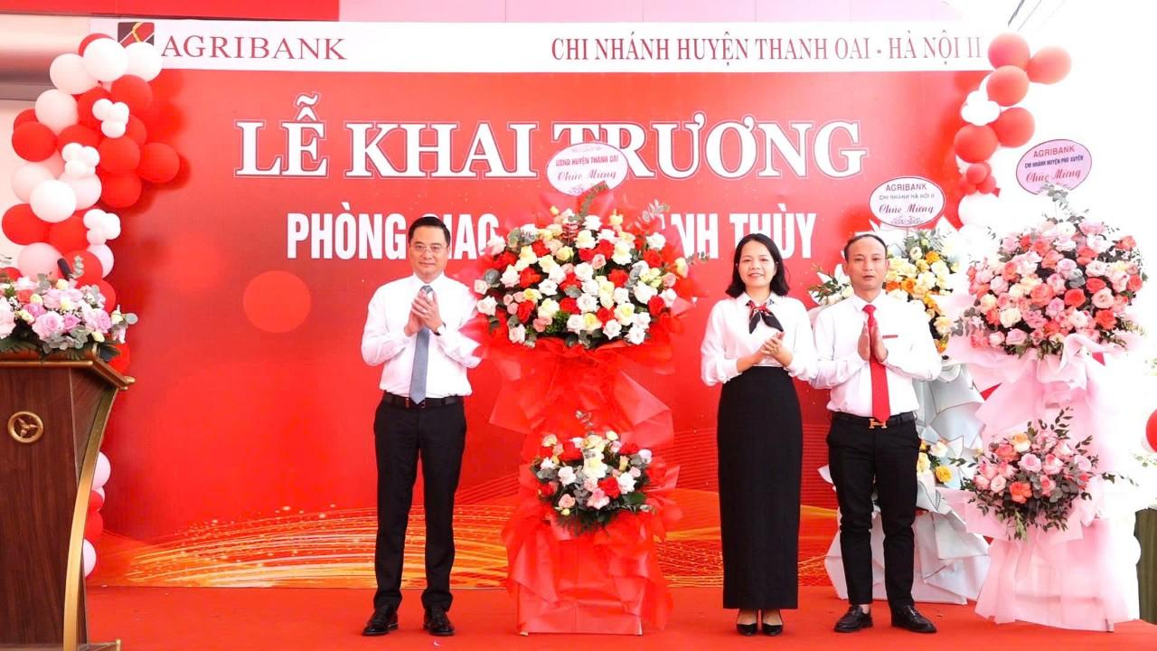 Agribank Thanh Oai Hà Nội II khai trương Phòng giao dịch Thanh Thùy - Thêm một nhịp cầu kết nối tài chính phát triển vùng nông thôn- Ảnh 1.