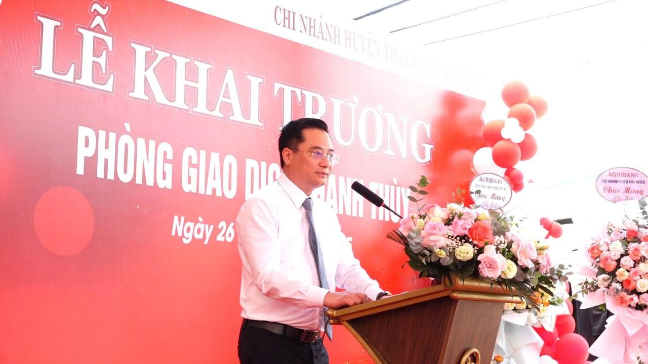 Agribank Thanh Oai Hà Nội II khai trương Phòng giao dịch Thanh Thùy - Thêm một nhịp cầu kết nối tài chính phát triển vùng nông thôn- Ảnh 4.