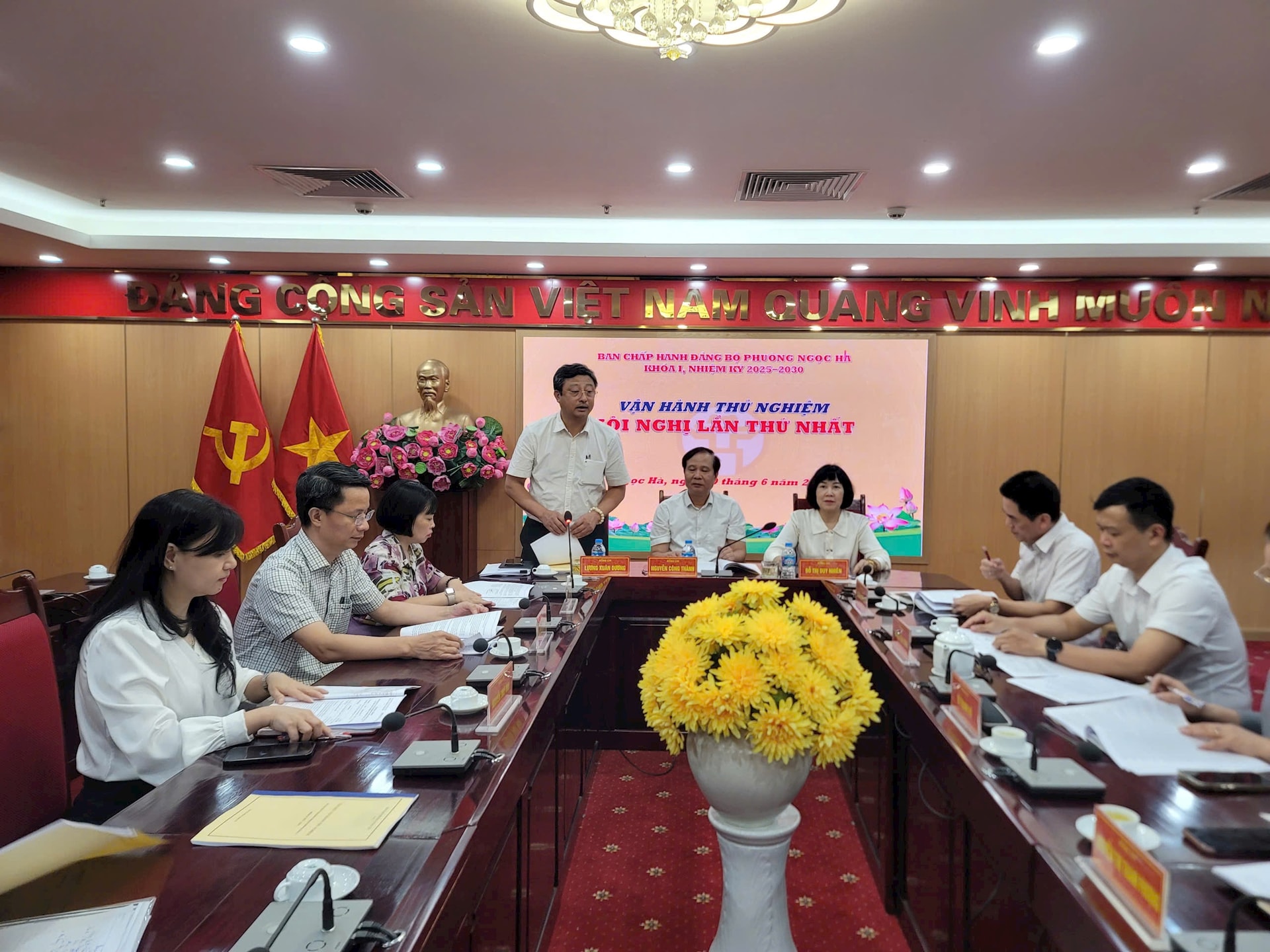 Vận hành thử nghiệm chính quyền 3 phường mới tại Ba Đình:Nghiêm túc, bài bản, hiệu quả- Ảnh 5.