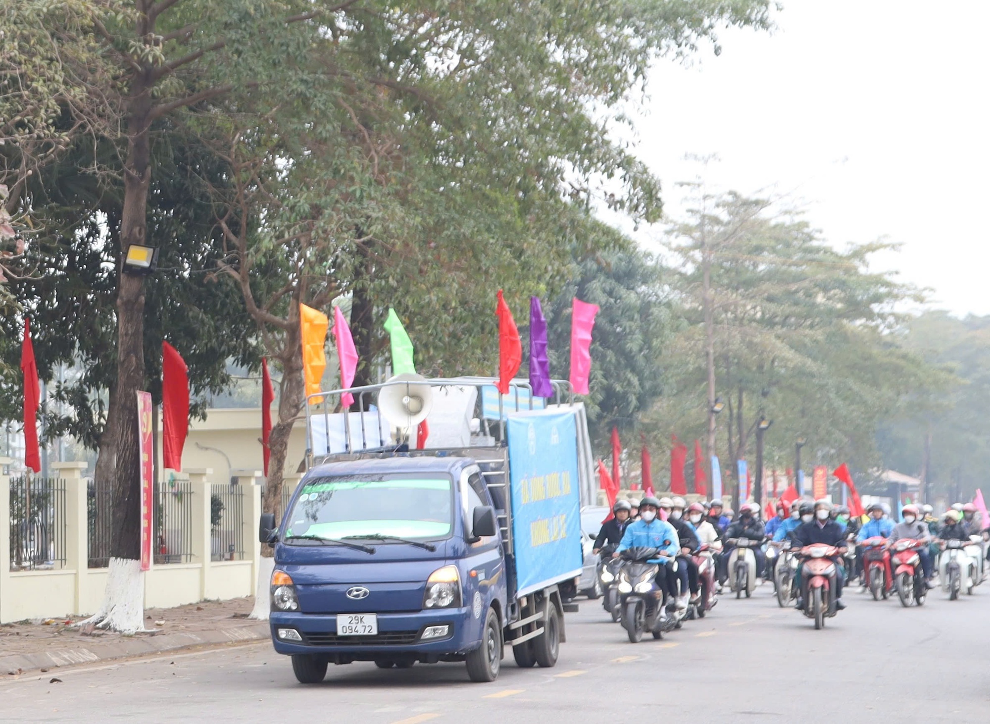 Mê Linh: Phát động ra quân 