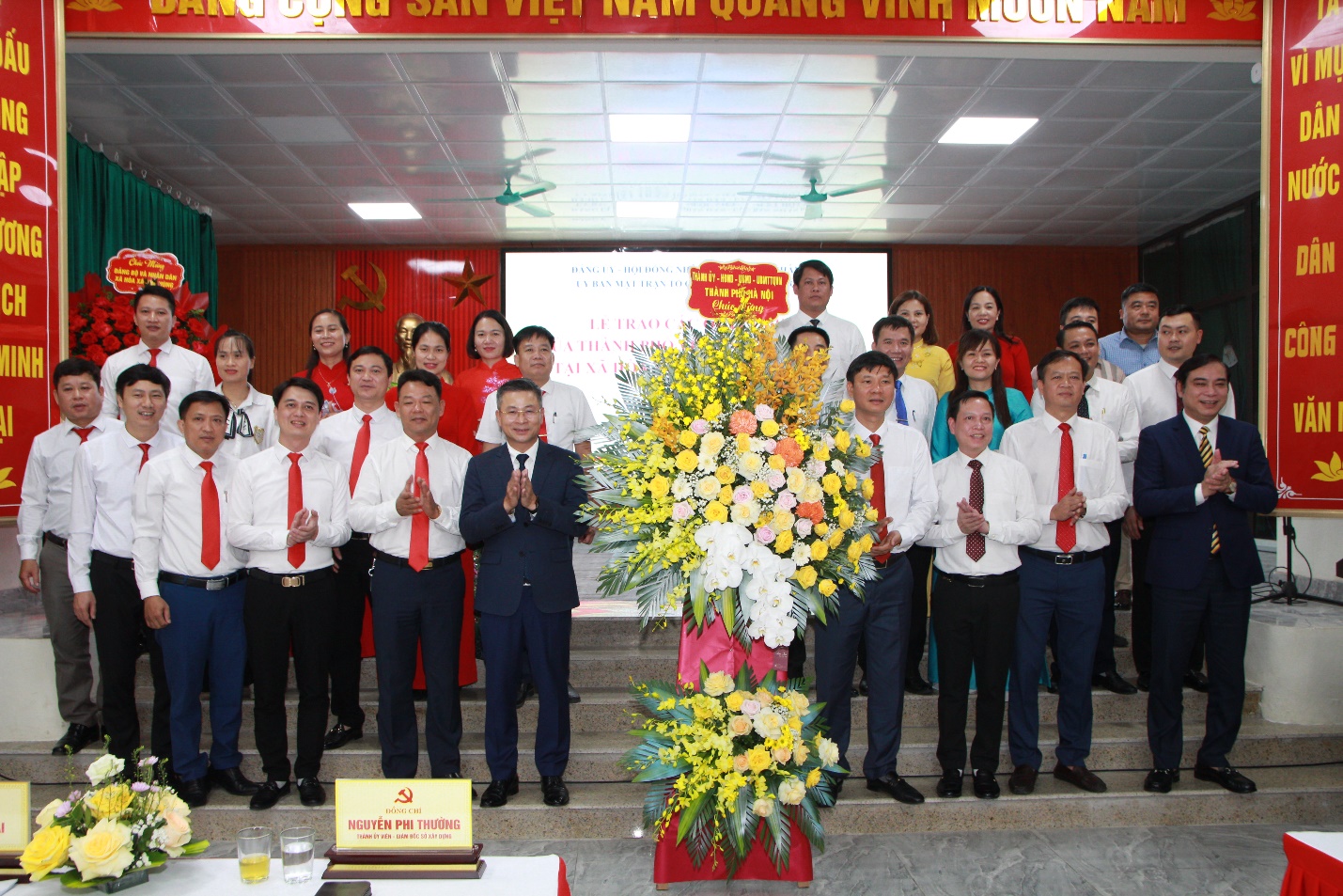 Công bố quyết định thành lập xã Hòa Xá: Tạo nền tảng tổ chức chính quyền vững mạnh từ cơ sở- Ảnh 4.