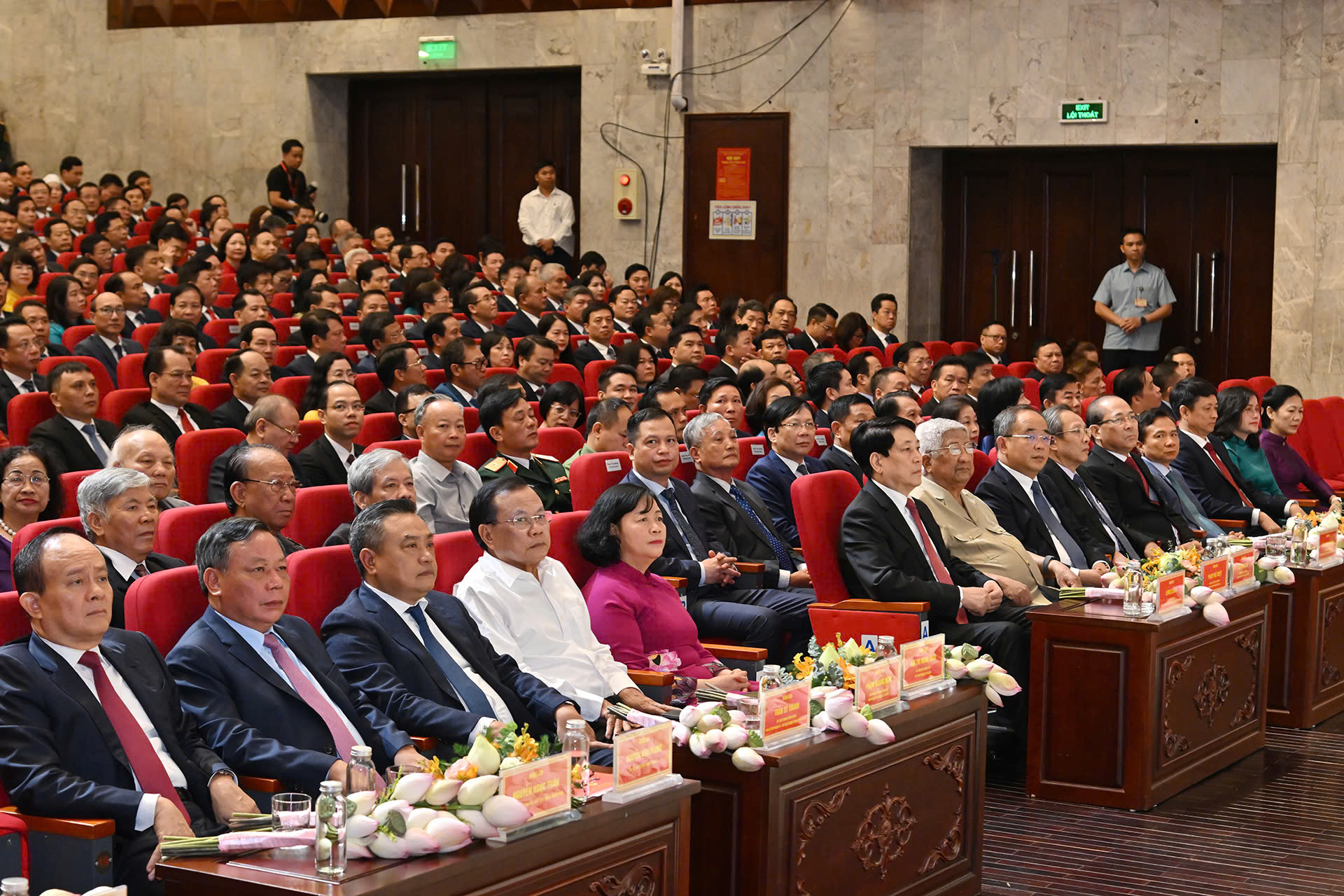 Chủ tịch nước Lương Cường dự lễ công bố sắp xếp đơn vị hành chính tại thành phố Hà Nội- Ảnh 2.