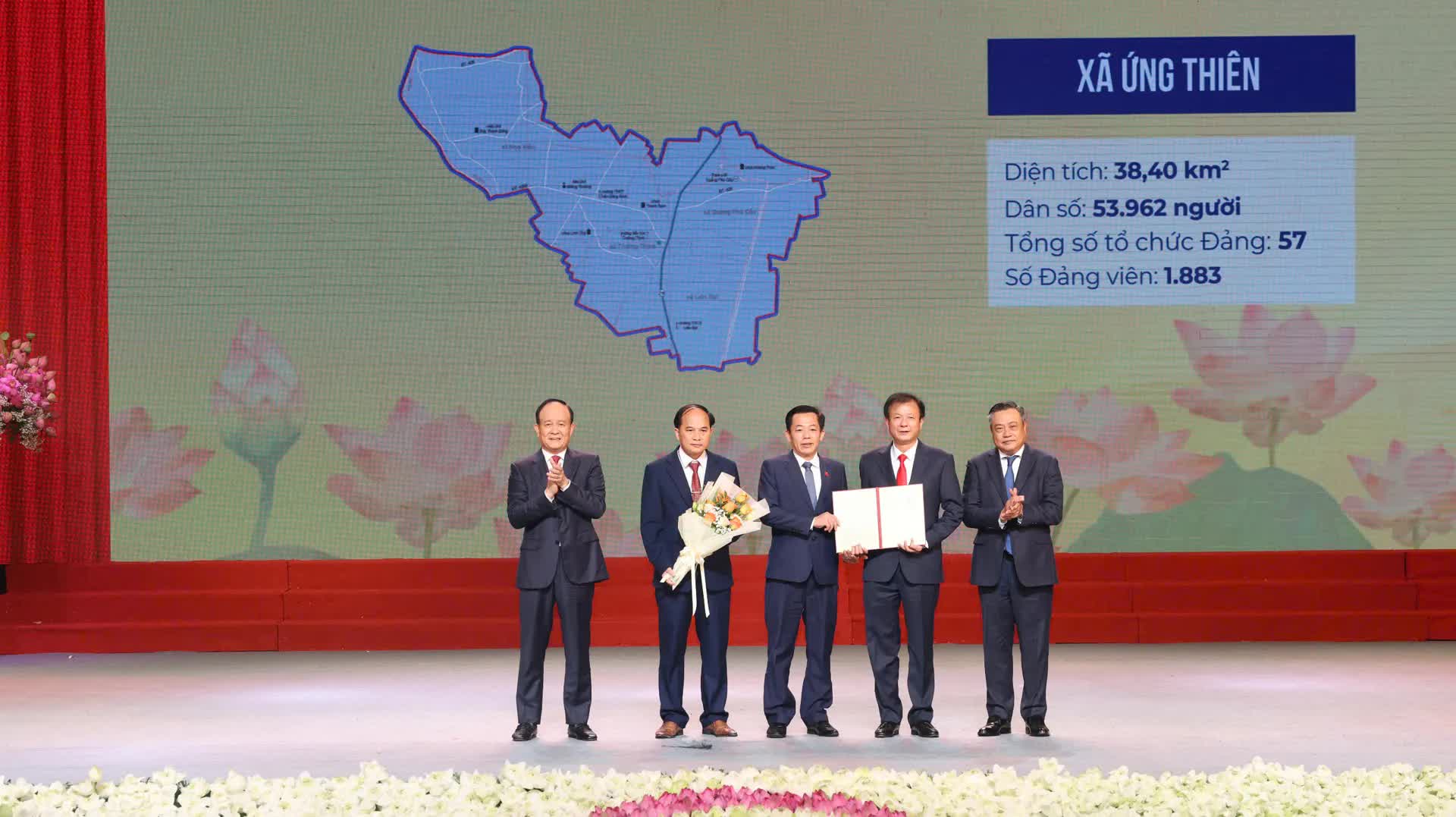 Hà Nội công bố 126 đơn vị hành chính xã, phường mới cùng đội ngũ cán bộ chủ chốt- Ảnh 17.