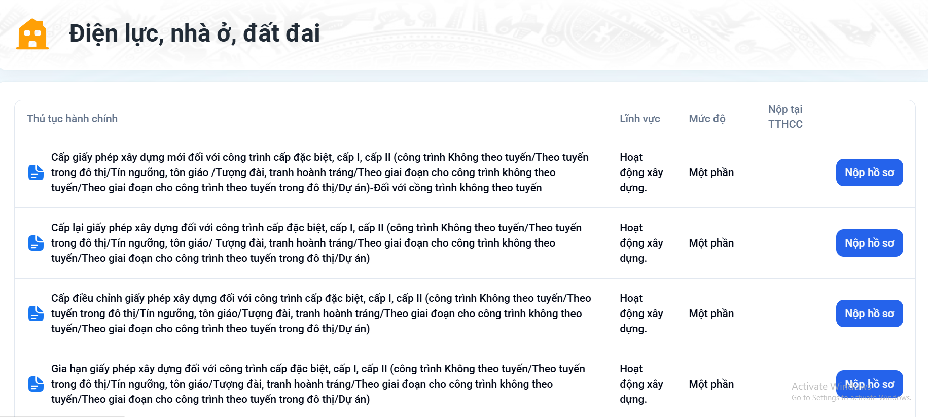 9 Bước đơn giản nộp hồ sơ trực tuyến về lĩnh vực hoạt động xây dựng tại Hà Nội- Ảnh 4.