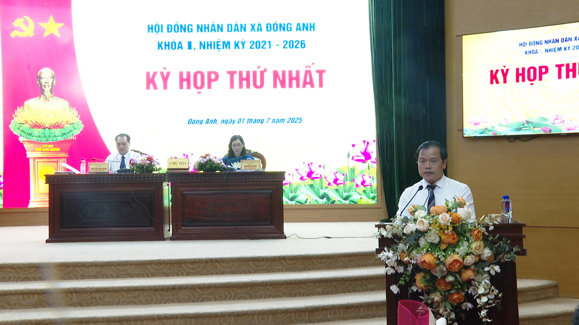 Kỳ họp thứ nhất HĐND xã Đông Anh khóa I, nhiệm kỳ 2021 – 2026- Ảnh 4.