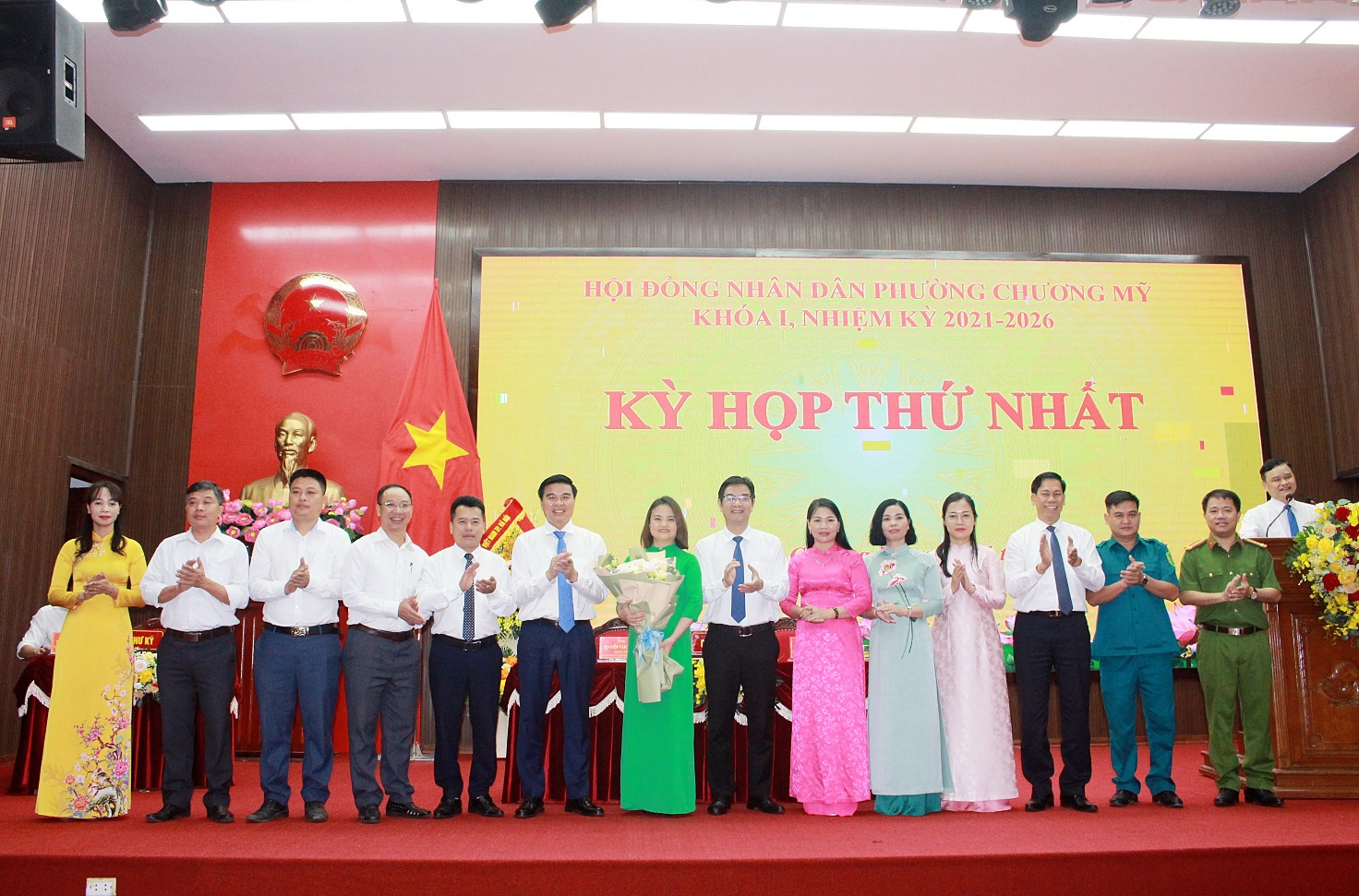 Kỳ họp thứ Nhất, HĐND phường Chương Mỹ khóa I, nhiệm kỳ 2021-2026- Ảnh 5.