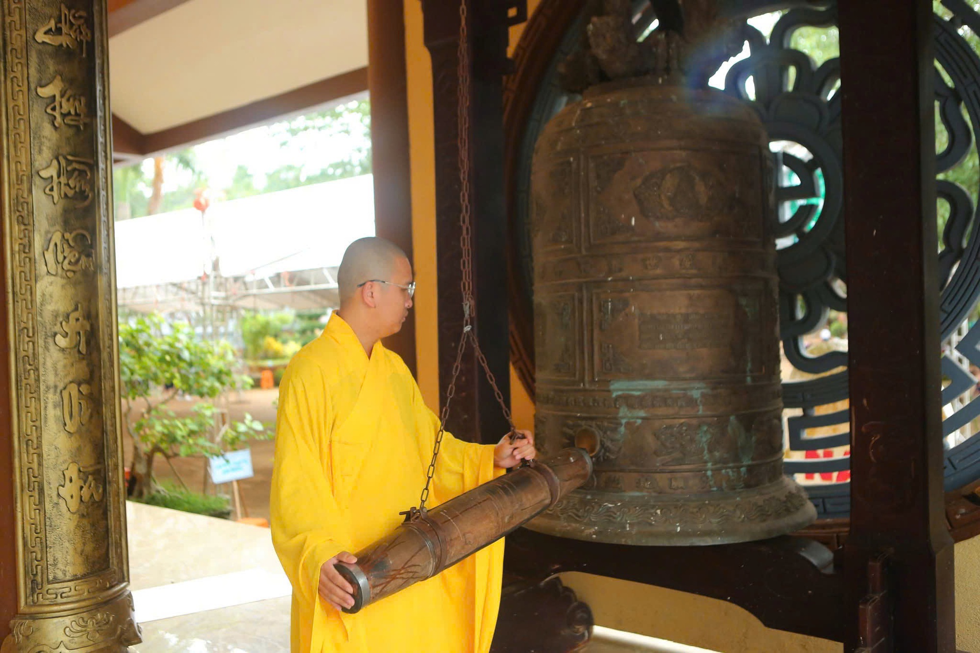Hơn 18.000 ngôi chùa và tự viện cả nước đồng loạt 6h sáng cử chuông trống cầu quốc thái dân an- Ảnh 7.