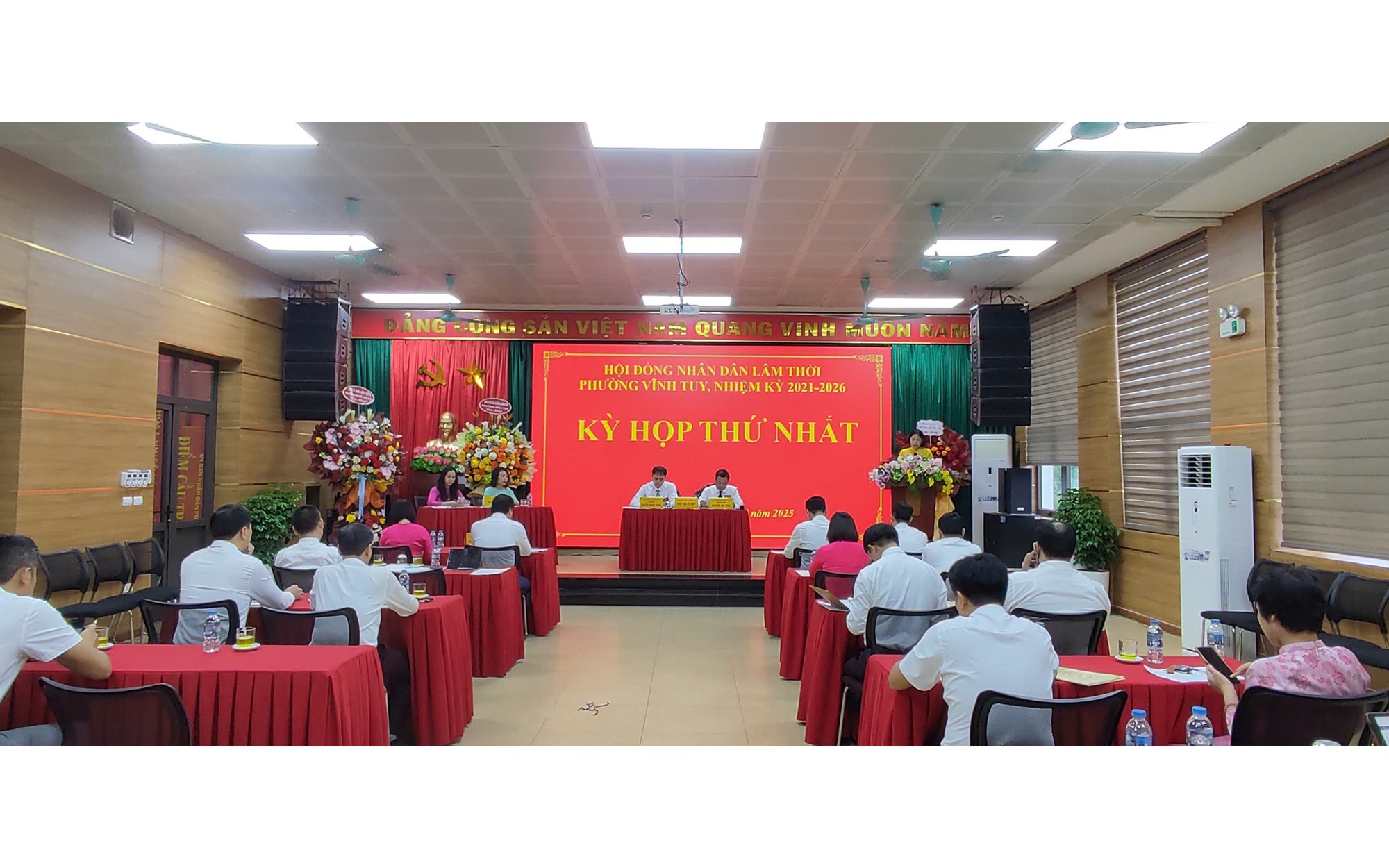 Kỳ họp thứ I, HĐND phường Vĩnh Tuy