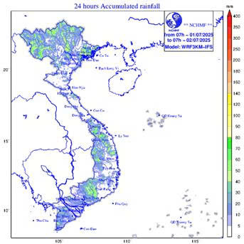 Hà Nội nhiều mây, có mưa, mưa vừa và dông, cục bộ có nơi mưa to- Ảnh 1.