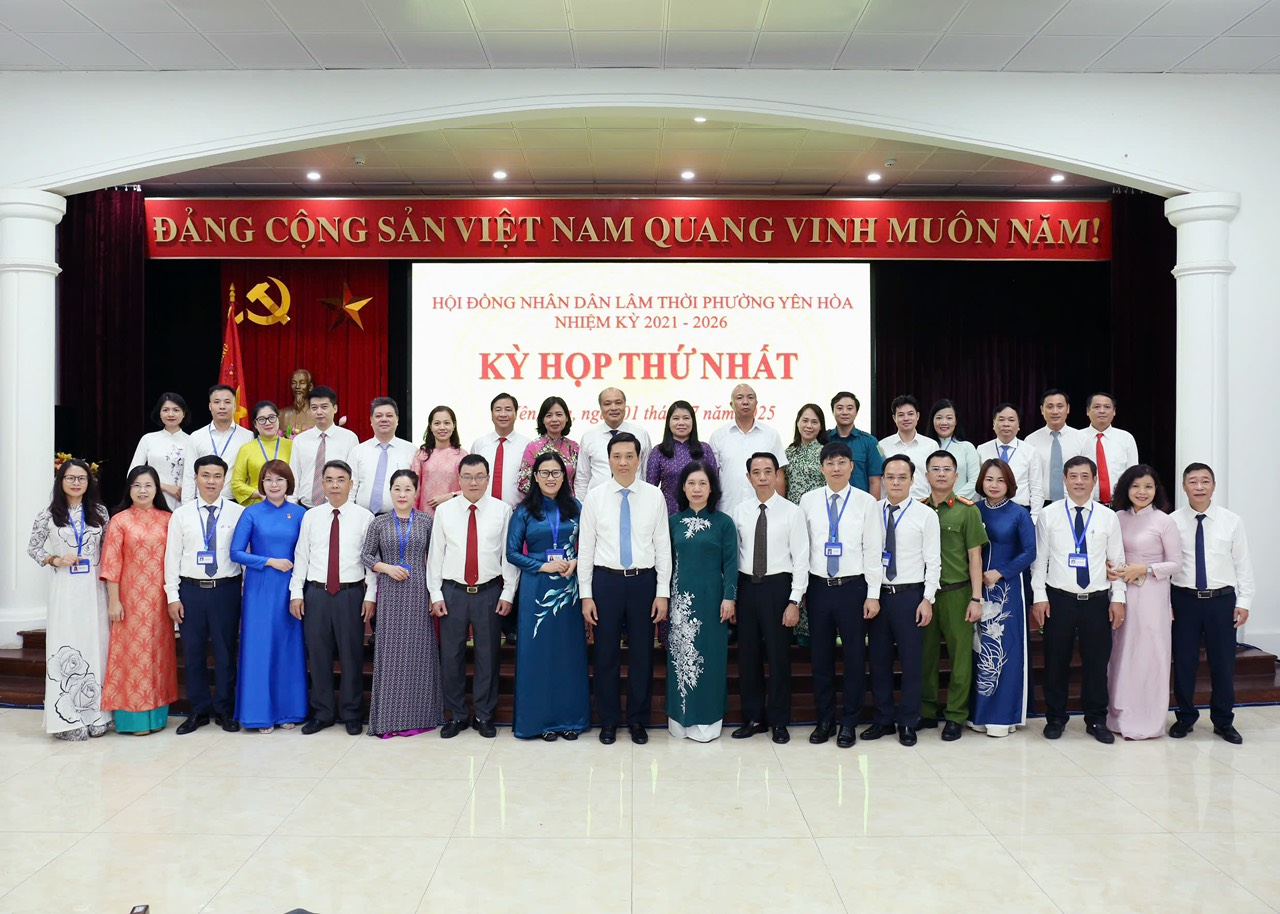 CHÙM ẢNH CÁC HOẠT ĐỘNG CỦA PHƯỜNG YÊN HÒA  TRIỂN KHAI THỰC HIỆN THEO MÔ HÌNH CHÍNH QUYỀN ĐỊA PHƯƠNG HAI CẤP- Ảnh 5.