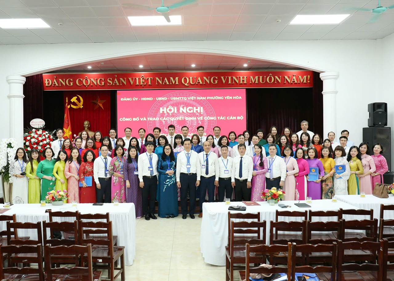 CHÙM ẢNH CÁC HOẠT ĐỘNG CỦA PHƯỜNG YÊN HÒA  TRIỂN KHAI THỰC HIỆN THEO MÔ HÌNH CHÍNH QUYỀN ĐỊA PHƯƠNG HAI CẤP- Ảnh 12.