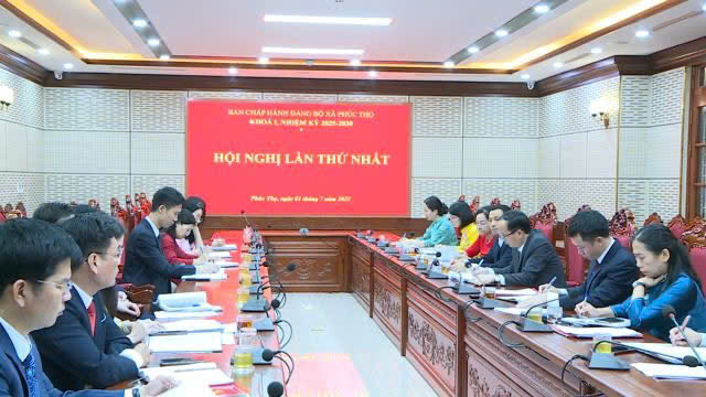 Hội nghị lần thứ nhất Ban Chấp hành Đảng bộ xã Phúc Thọ nhiệm kỳ 2025-2030- Ảnh 5.
