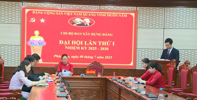 Đại hội chi bộ Ban xây dựng Đảng lần thứ I, nhiệm kỳ 2025-2030- Ảnh 4.