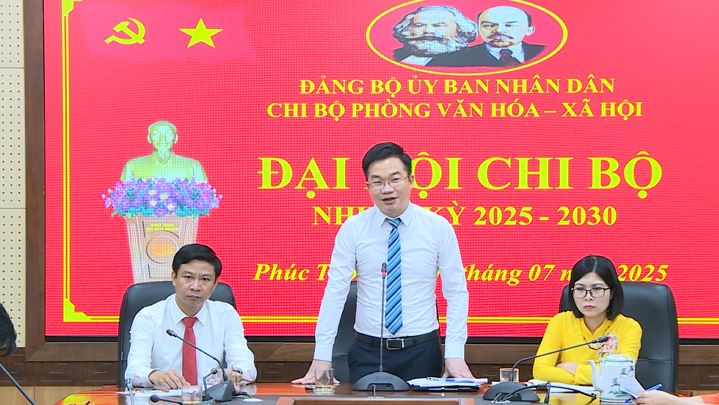 Đại hội chi bộ Phòng Văn hoá – Xã hội lần thứ I, nhiệm kỳ 2025-2030 thành công tốt đẹp- Ảnh 3.