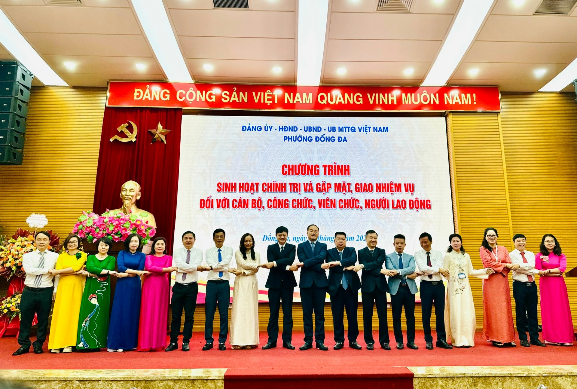Phường Đống Đa tổ chức sinh hoạt chính trị ngày đầu thực hiện chính quyền địa phương hai cấp- Ảnh 3.