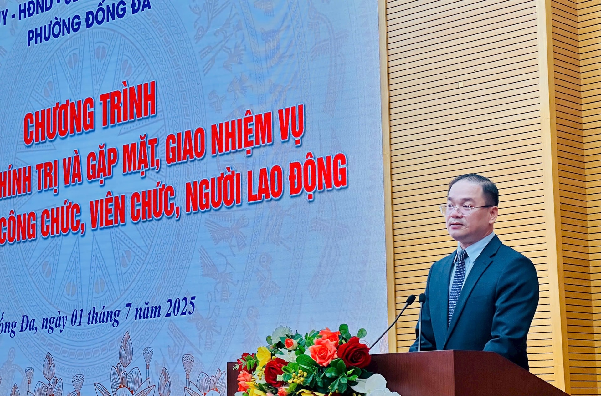 Phường Đống Đa tổ chức sinh hoạt chính trị ngày đầu thực hiện chính quyền địa phương hai cấp- Ảnh 2.