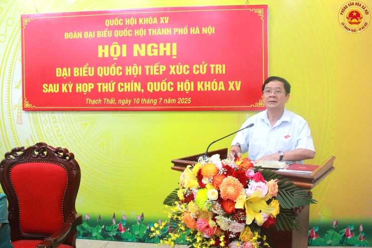 Đoàn đại biểu Quốc hội đơn vị số 8 kết nối 14 điểm cầu tiếp xúc cử tri- Ảnh 2.