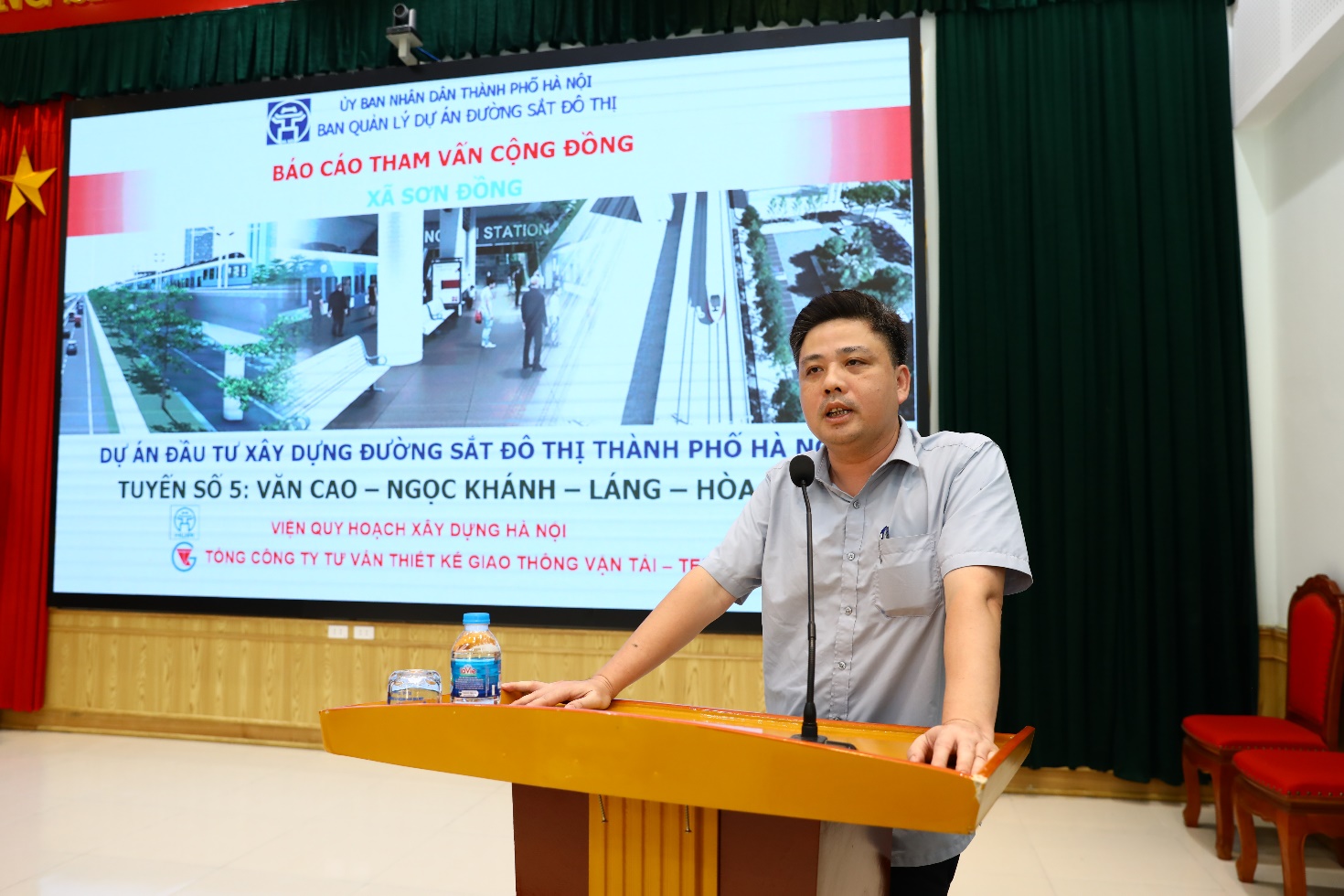 Lấy ý kiến nhân dân xã Sơn Đồng về Dự án đầu tư xây dựng đường sắt đô thị, tuyến số 5 Văn Cao - Hòa Lạc- Ảnh 3.