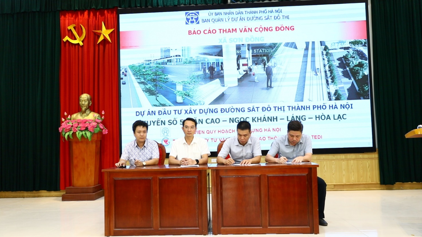 Lấy ý kiến nhân dân xã Sơn Đồng về Dự án đầu tư xây dựng đường sắt đô thị, tuyến số 5 Văn Cao - Hòa Lạc- Ảnh 9.