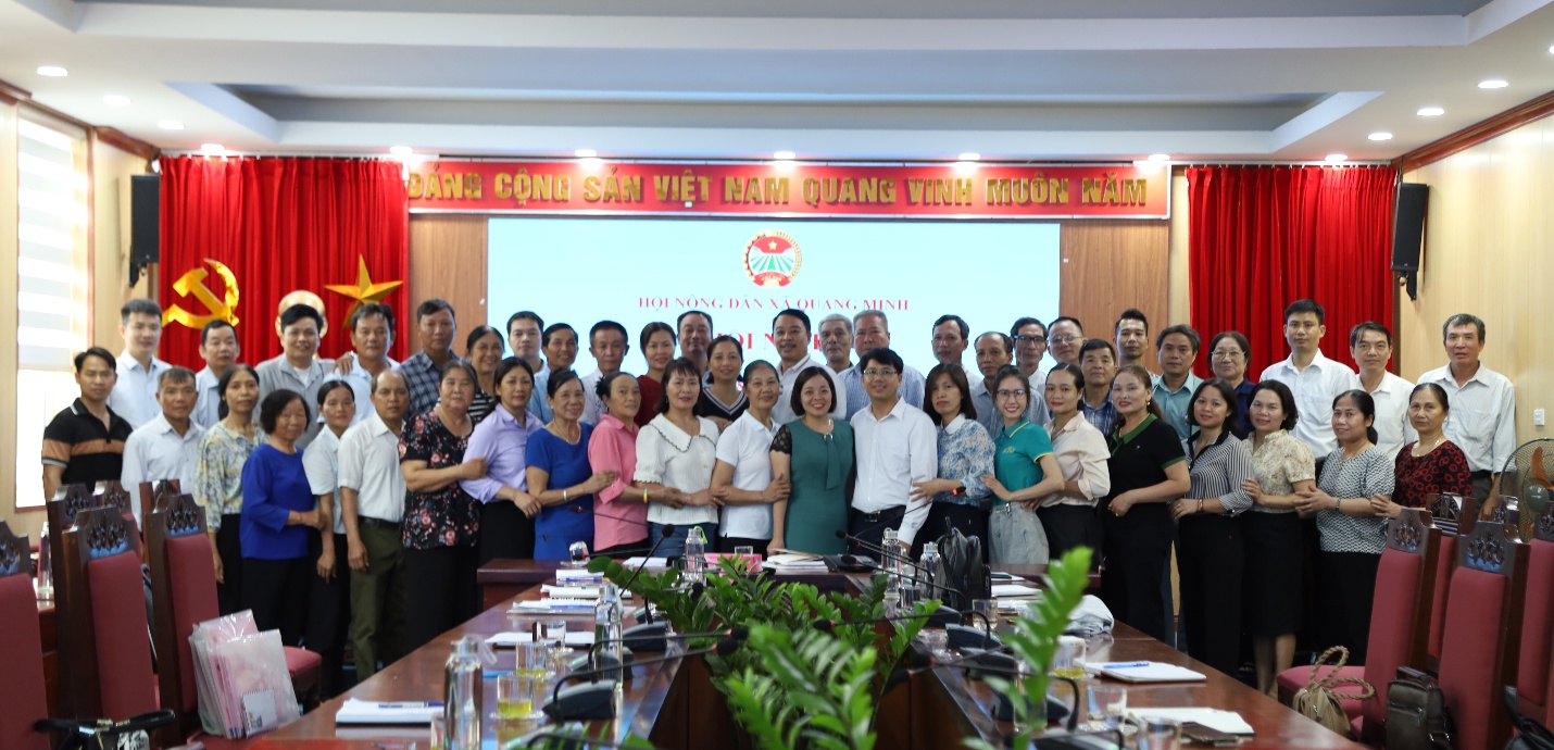 Hội nghị Ban Chấp hành Hội Nông dân xã Quang Minh lần thứ nhất, nhiệm kỳ 2023-2028- Ảnh 1.