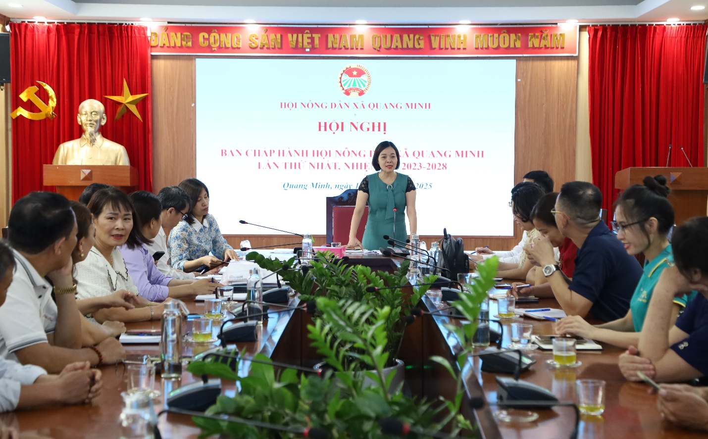 Hội nghị Ban Chấp hành Hội Nông dân xã Quang Minh lần thứ nhất, nhiệm kỳ 2023-2028- Ảnh 3.