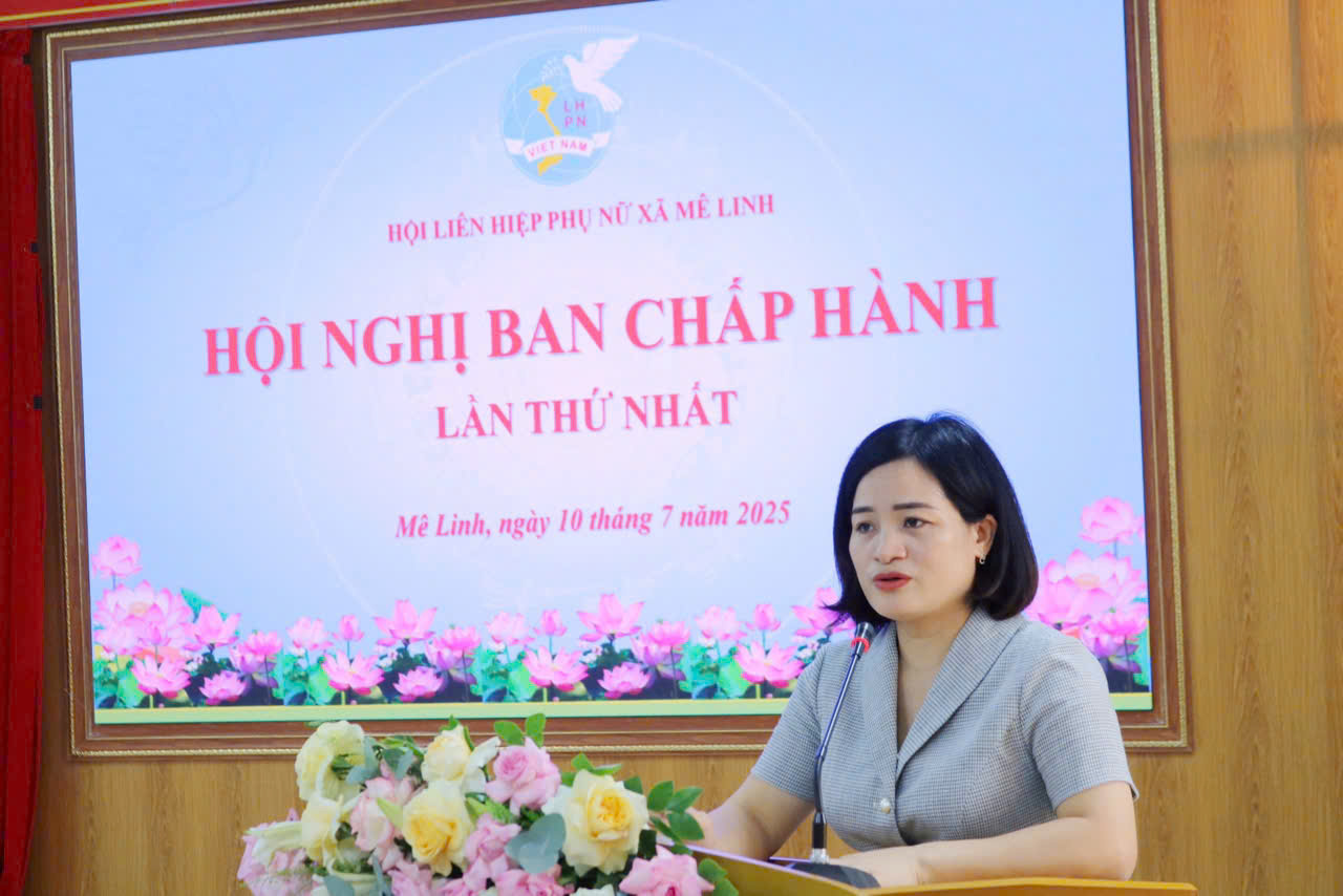 Hội LHPN xã Mê Linh: Tổ chức Hội nghị Ban Chấp hành lần thứ nhất- Ảnh 3.