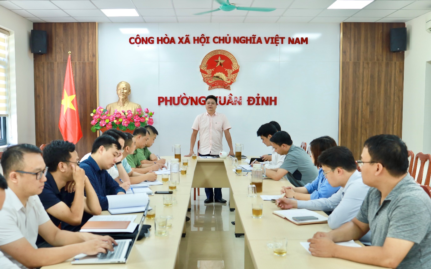 Phường Xuân Đỉnh tổ chức kiểm tra hiện trạng các dự án trên địa bàn- Ảnh 4.