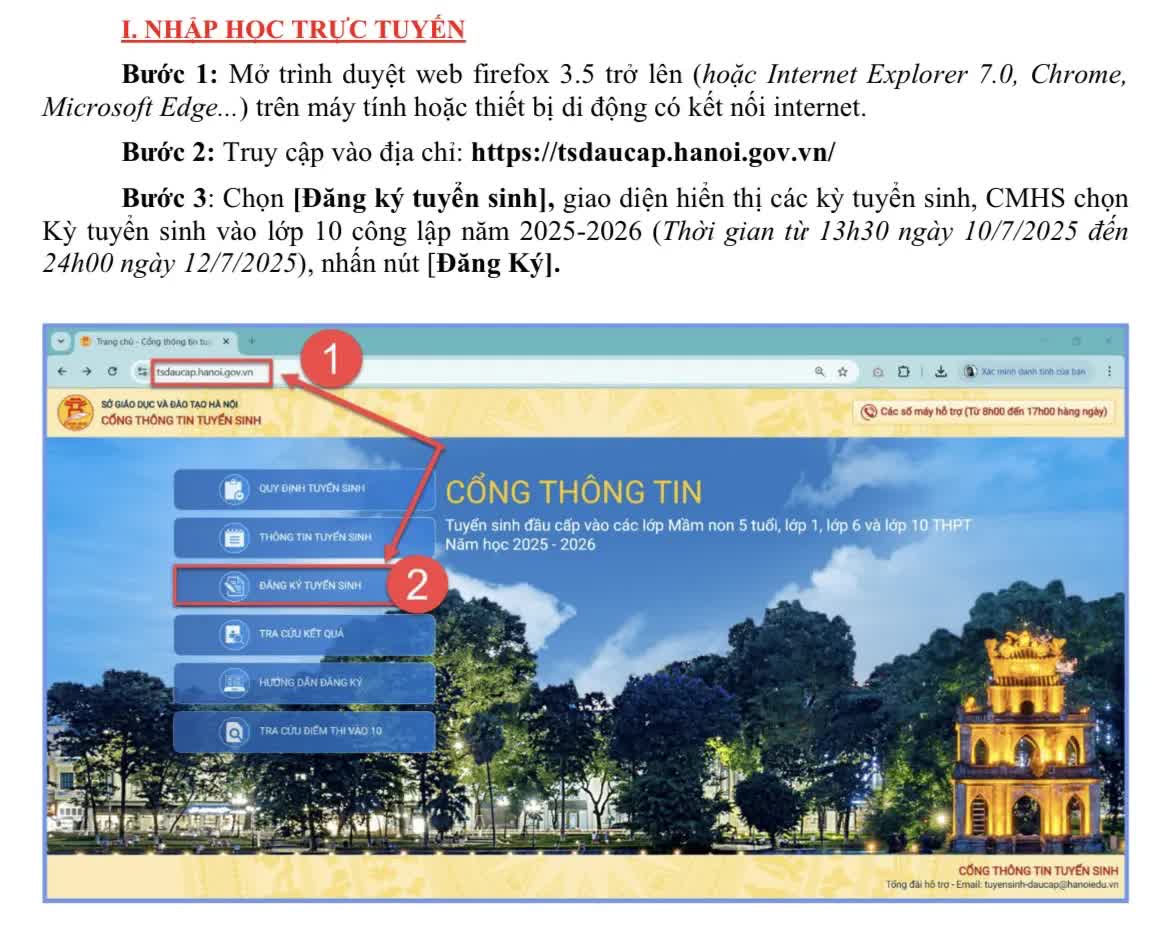 Chiều nay (10/7), học sinh bắt đầu làm thủ tục nhập học lớp 10- Ảnh 2.