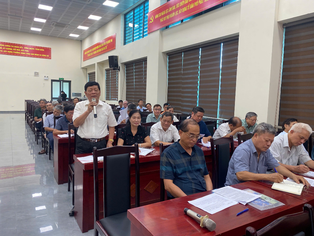 Hội nghị lấy ý kiến tham gia vào dự thảo báo cáo chính trị trình Đại hội Đảng bộ phường Phương Liệt lần thứ I, nhiệm kỳ 2025-2030- Ảnh 5.