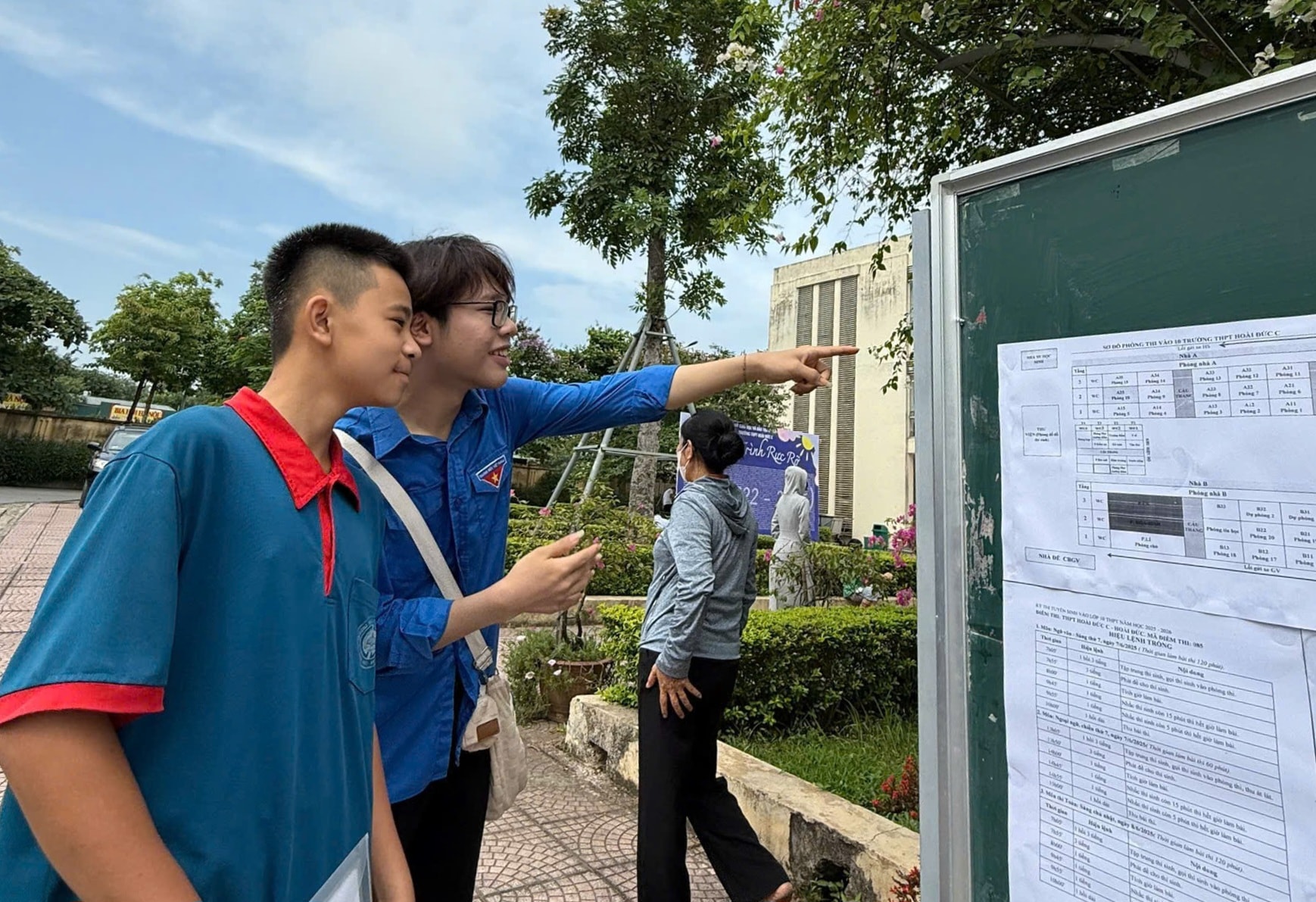 Xã Hoài Đức có 586/653 em học sinh dự thi đỗ vào các trường THPT Công lập năm học 2025–2026- Ảnh 1.