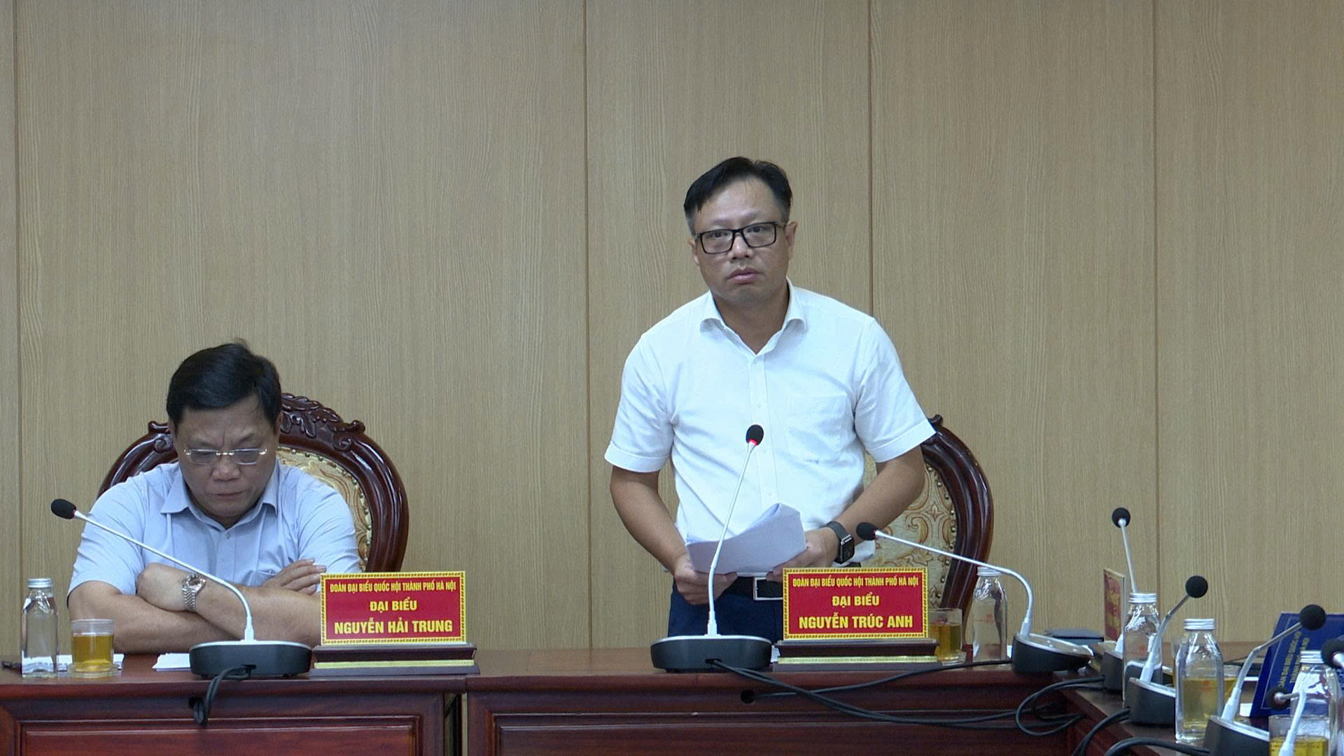 Đoàn đại biểu Quốc Hội thành phố Hà Nội (đơn vị bầu cử số 5) tiếp xúc cử tri 11 xã, phường sau kỳ họp thứ 9, Quốc Hội khóa XV- Ảnh 2.