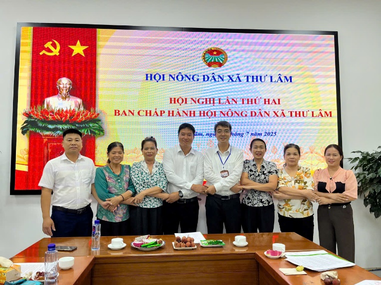 HỘI NGHỊ BAN CHẤP HÀNH HỘI NÔNG DÂN 
XÃ THƯ LÂM LẦN THỨ HAI NHIỆM KỲ 2023–2028- Ảnh 2.
