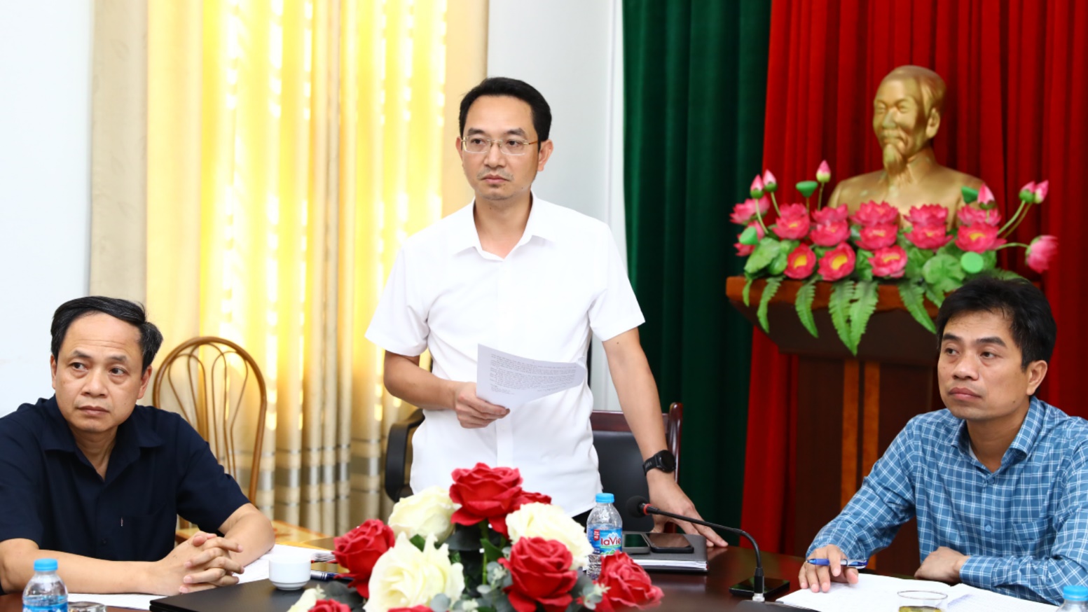 Lãnh đạo UBND xã Sơn Đồng chủ trì giao ban công tác tháng 7- Ảnh 6.