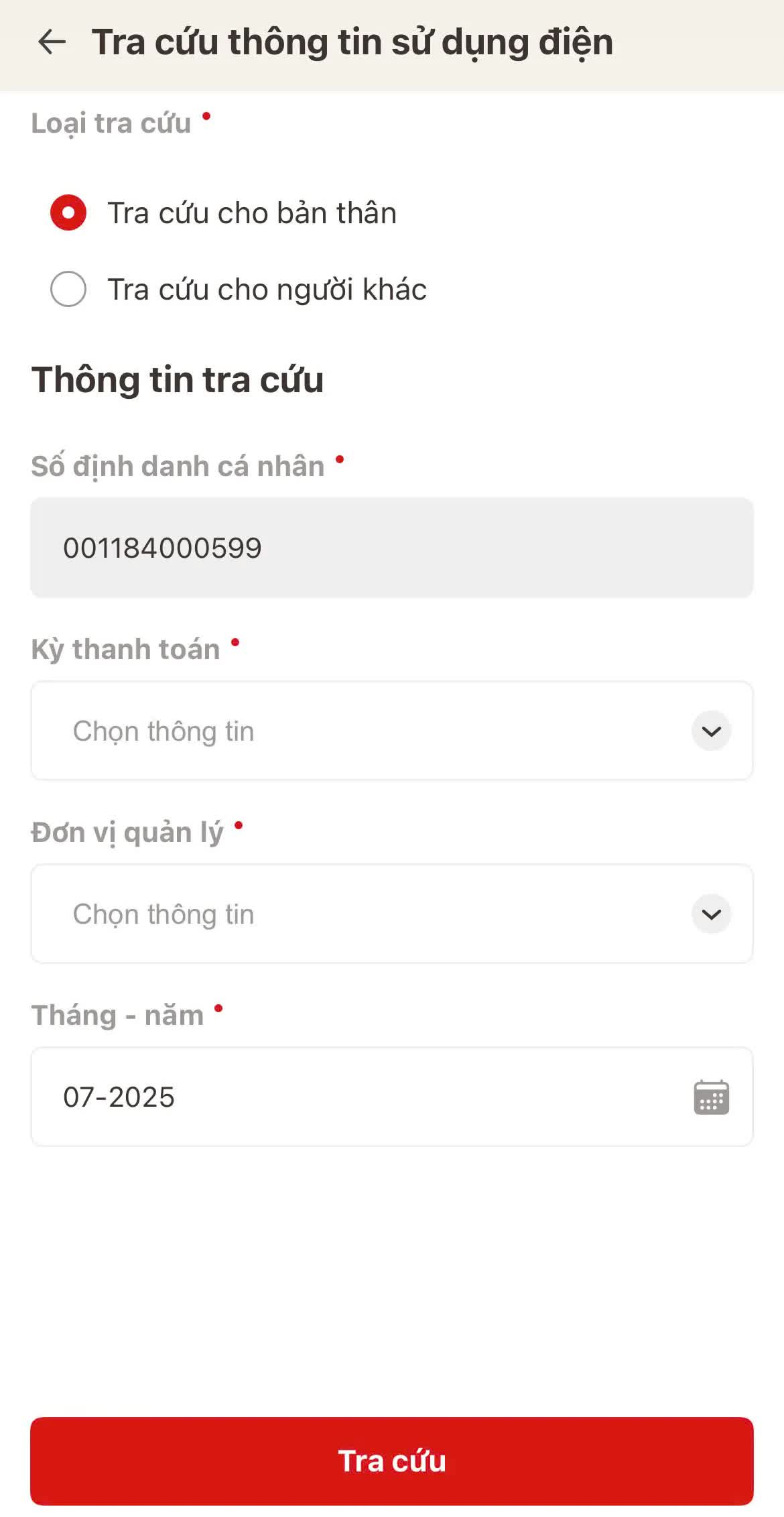 Cách tra cứu tiền điện hàng tháng trên ứng dụng VNeID- Ảnh 1.
