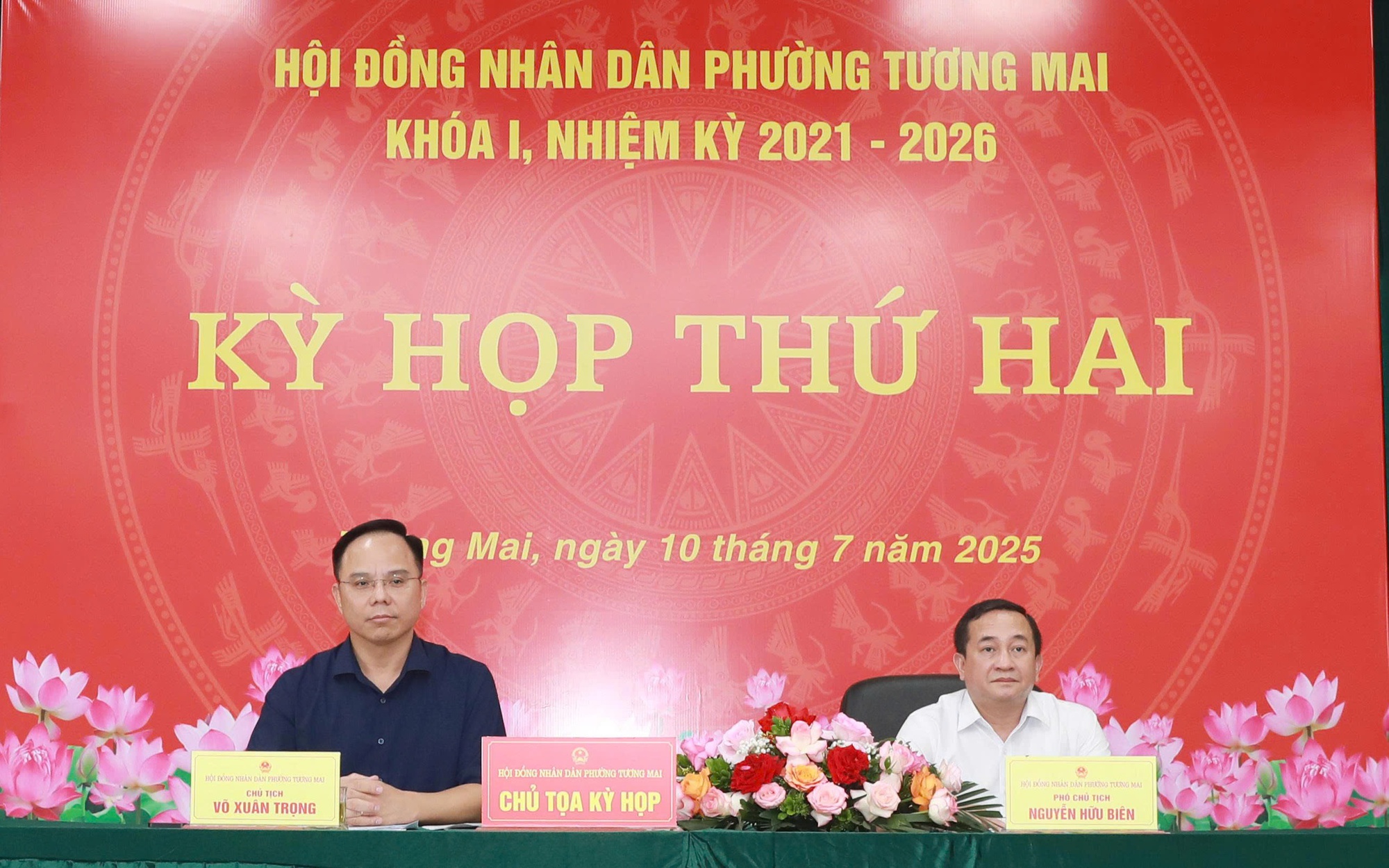 TIN PHÓNG SỰ: KỲ HỌP THỨ HAI HĐND PHƯỜNG TƯƠNG MAI, KHOÁ I, NHIỆM KỲ 2021-2026