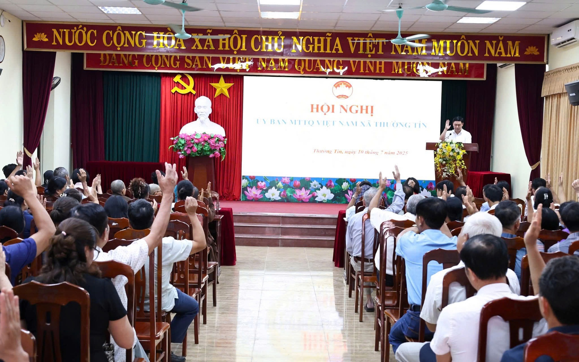 Hội nghị lần thứ I UBMTTQ xã Thường Tín