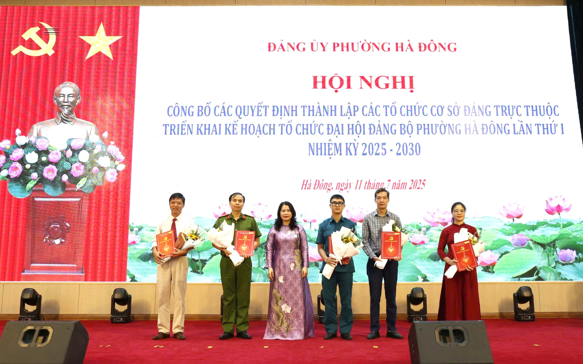 Đảng bộ phường Hà Đông thành lập tổ chức cơ sở đảng và chuẩn bị Đại hội Đảng bộ lần thứ I, nhiệm kỳ 2025- 2030