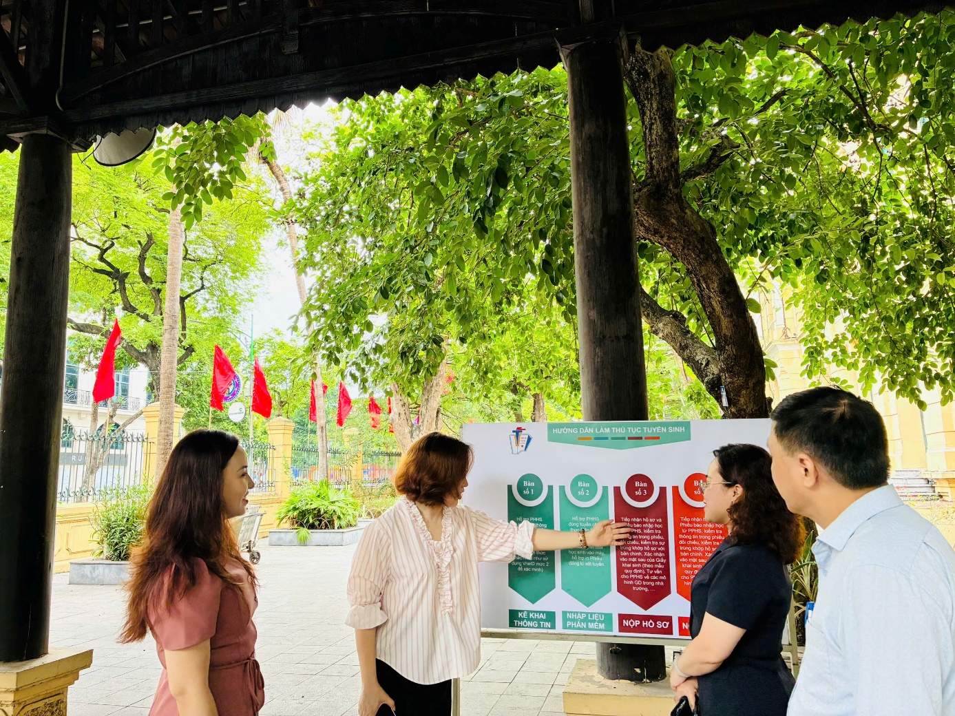 Các trường trên địa bàn phường Cửa Nam chuẩn bị sẵn sàng các điều kiện cho công tác tuyển sinh trực tiếp năm học 2025-2026- Ảnh 7.