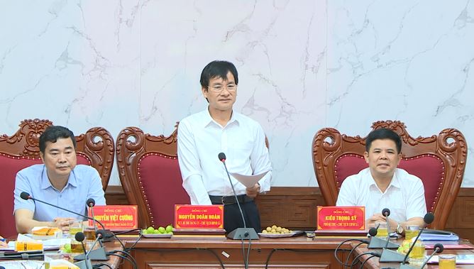Hội nghị xin ý kiến đóng góp vào dự thảo Báo cáo chính trị trình Đại hội đại biểu Đảng bộ xã Phúc Thọ nhiệm kỳ 2025-2030- Ảnh 2.