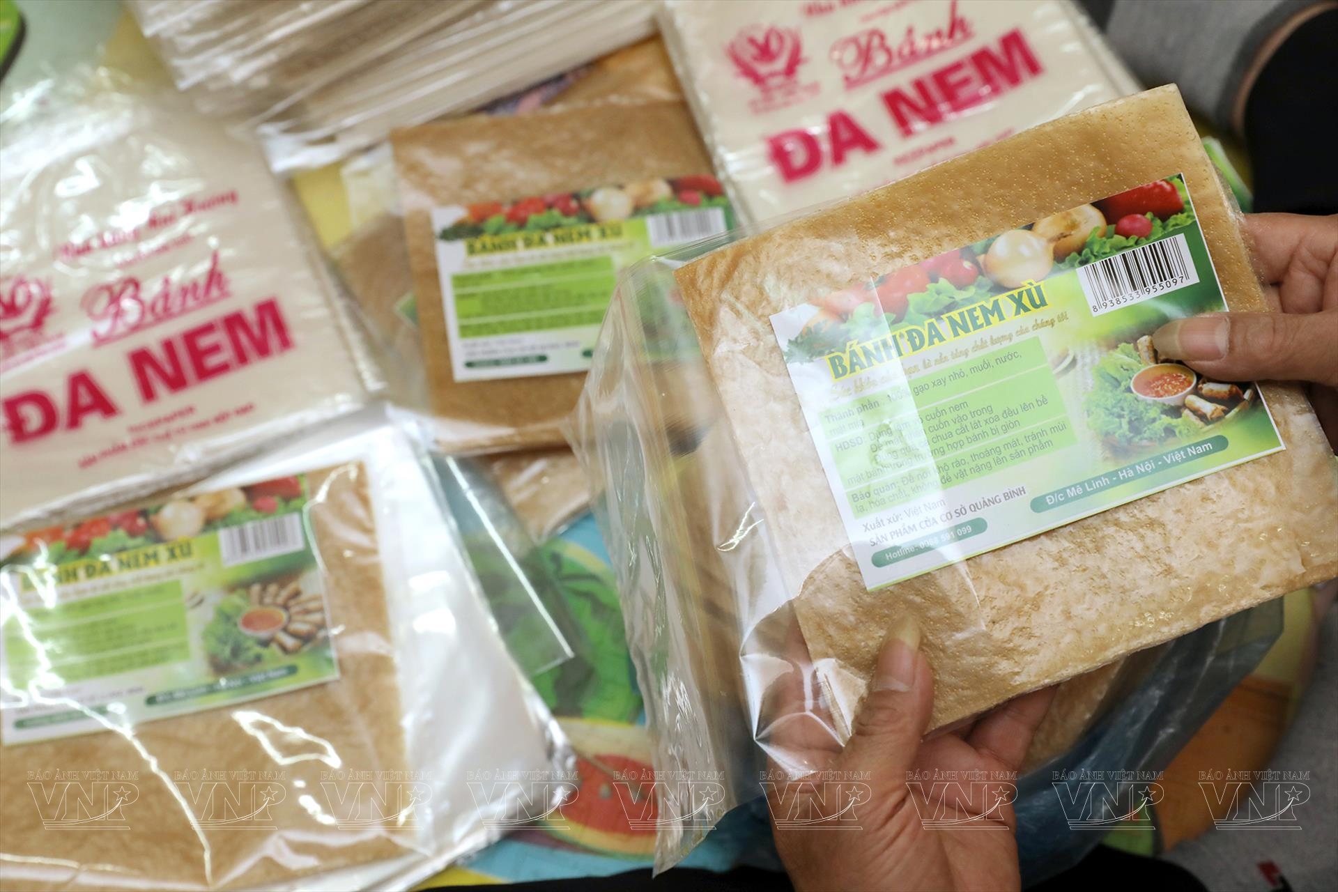 Làng nghề bánh đa nem Trung Hà, xã Yên Lãng