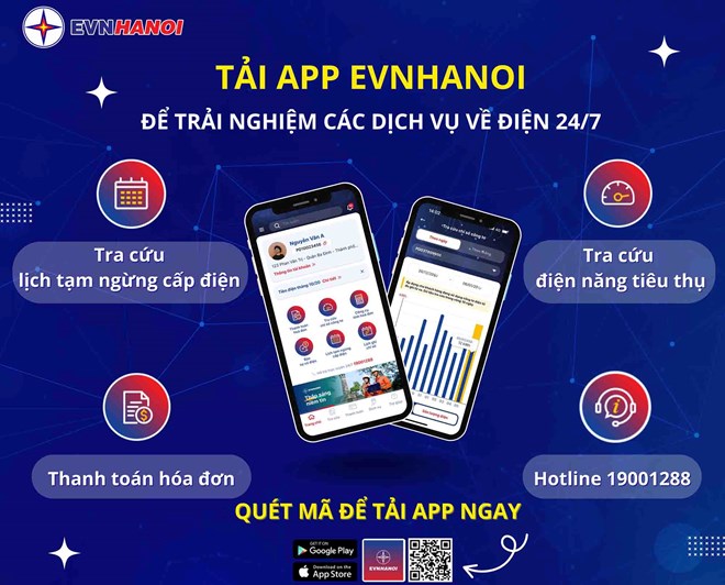 App EVNHANOI - trợ thủ đắc lực giúp người dân kiểm soát điện năng- Ảnh 1.
