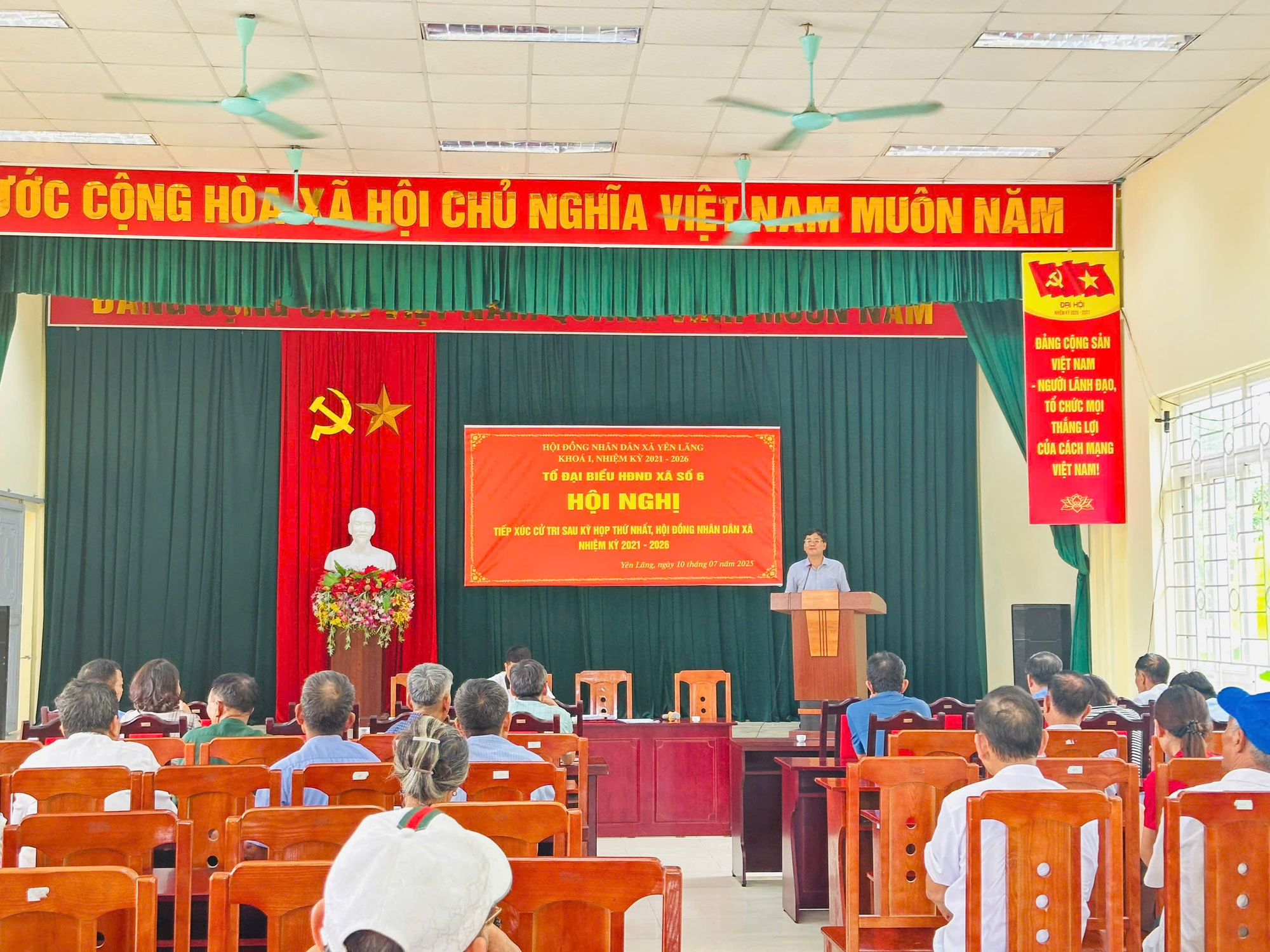 HỘI ĐỒNG NHÂN DÂN XÃ YÊN LÃNG TỔ CHỨC TIẾP XÚC CỬ TRI SAU KỲ HỌP THỨ NHẤT, HĐND XÃ NHIỆM KỲ 2021 – 2026- Ảnh 4.
