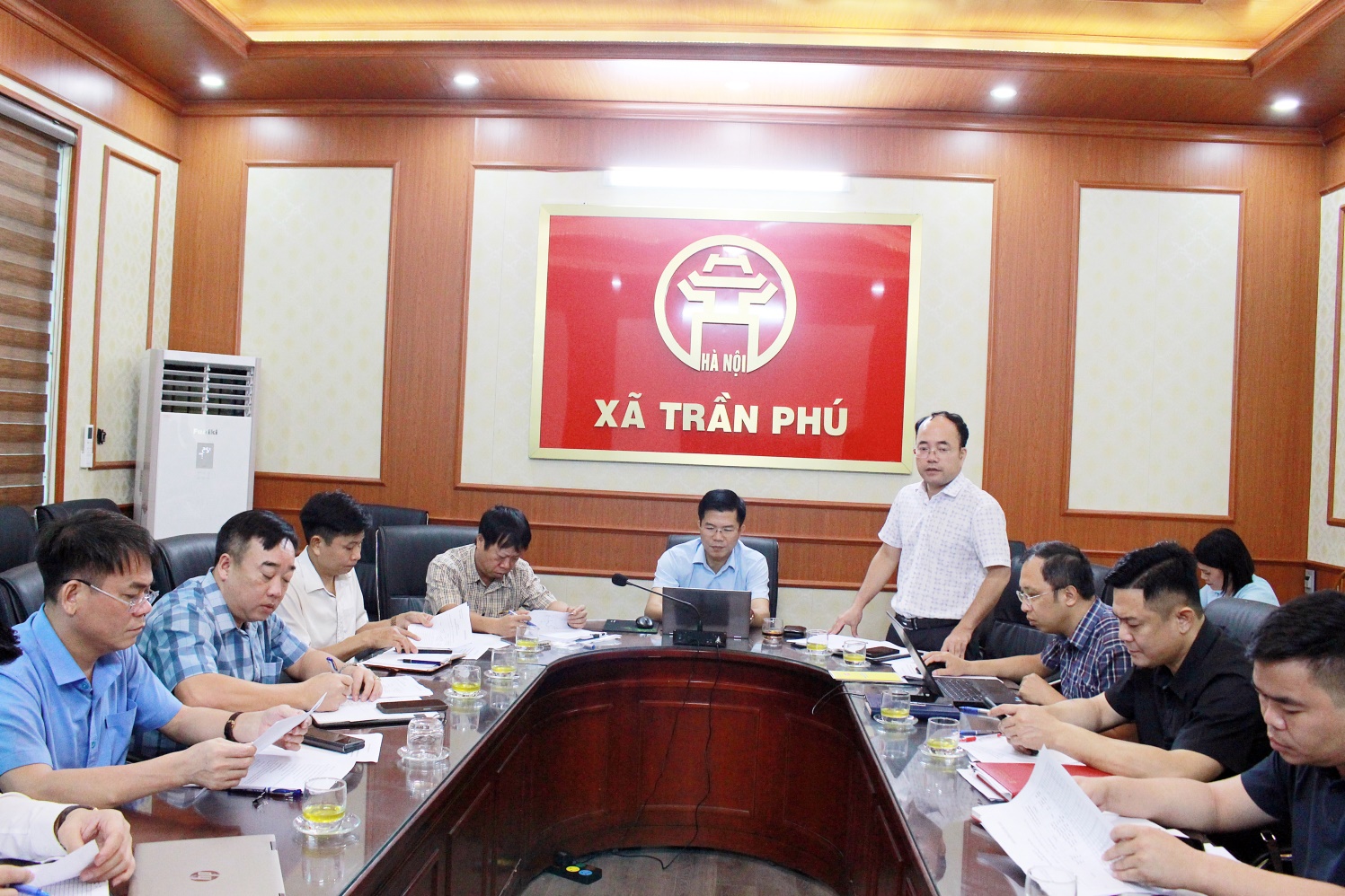 Đảng uỷ xã Trần Phú: họp Ban chấp hành đóng góp ý kiến vào dự thảo báo cáo chính trị Đại hội Đảng bộ xã lần thứ nhất, nhiệm kỳ 2025-2030- Ảnh 1.