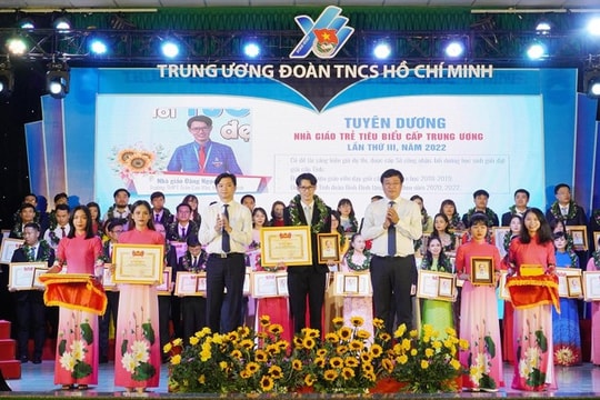 Cô giáo Lộc Thị Liên- Trường THCS Thái Thịnh, phường Đống Đa là 1 trong 7 "Nhà giáo trẻ tiêu biểu" cấp Trung ương của Hà Nội - Ảnh 1.